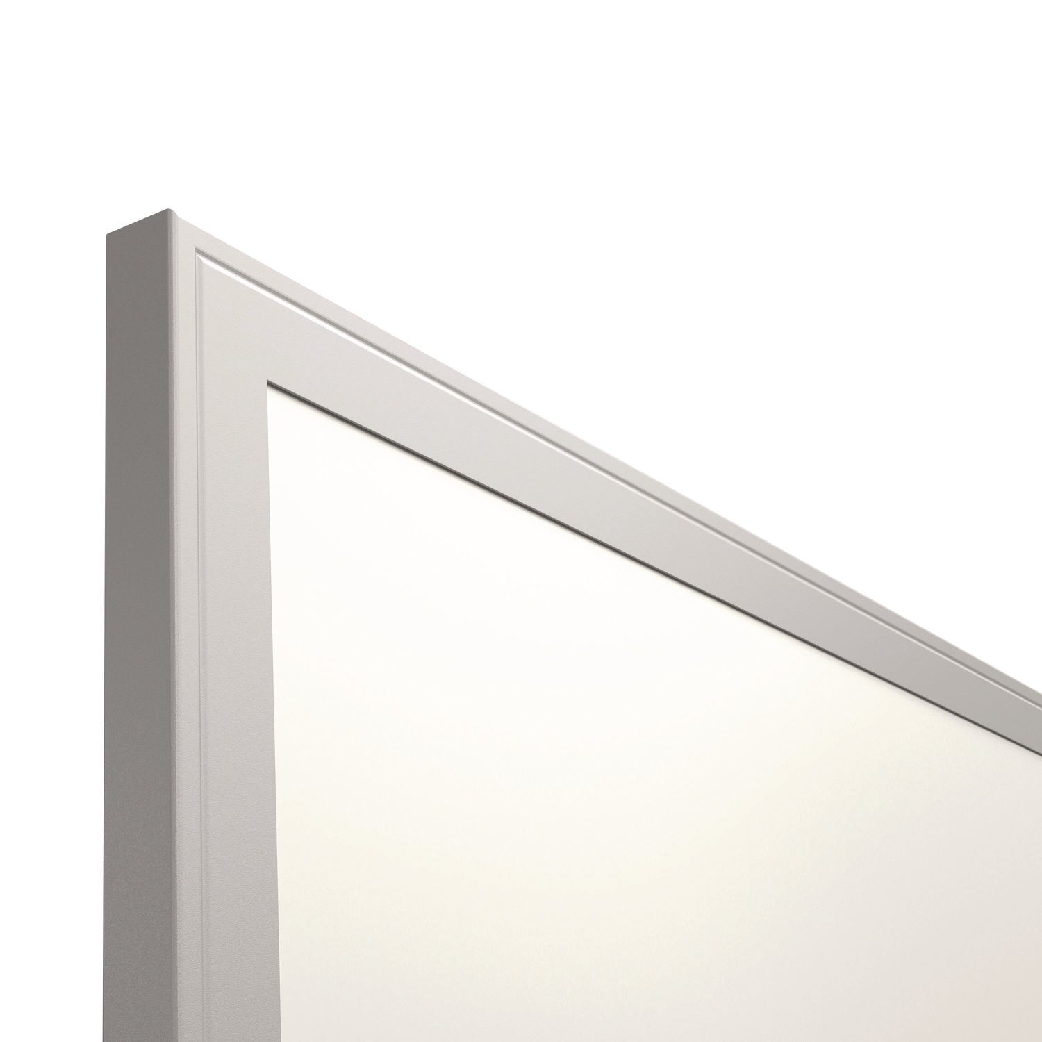 TRU RED™ Melamine Dry Erase Board, 24" x 18", White Surface, Gray/Natural Aluminum Frame