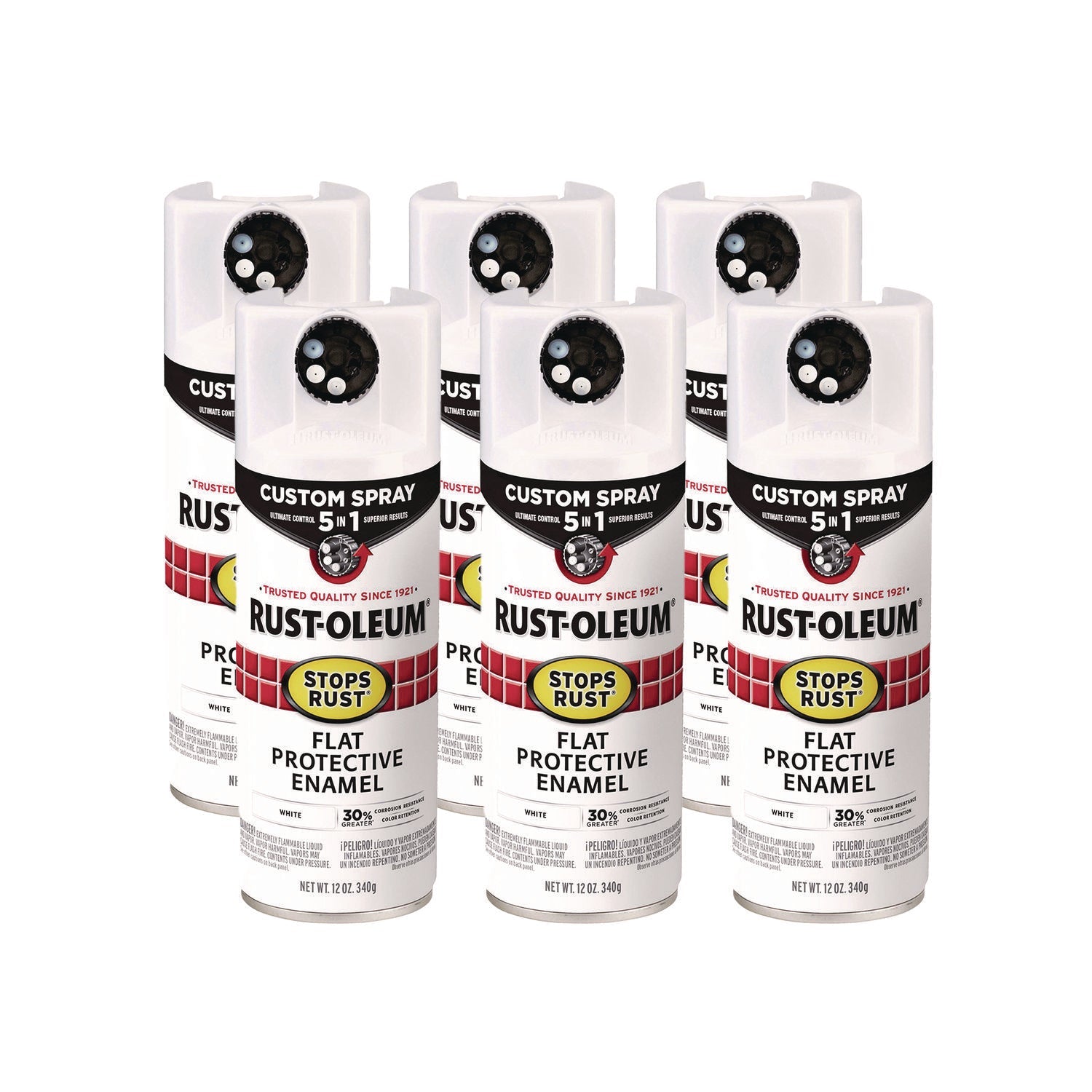 Rust-Oleum Stops Rust 5-in-1 Spray Paint | White