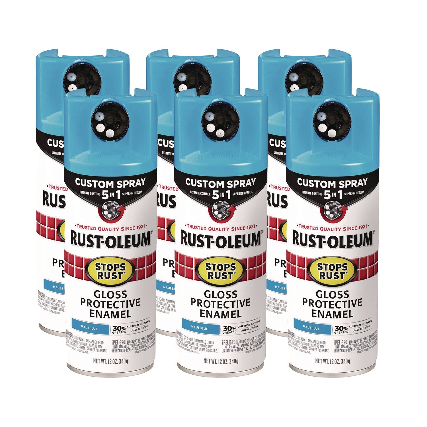Rust-Oleum Stops Rust 5-in-1 Spray Paint | Blue