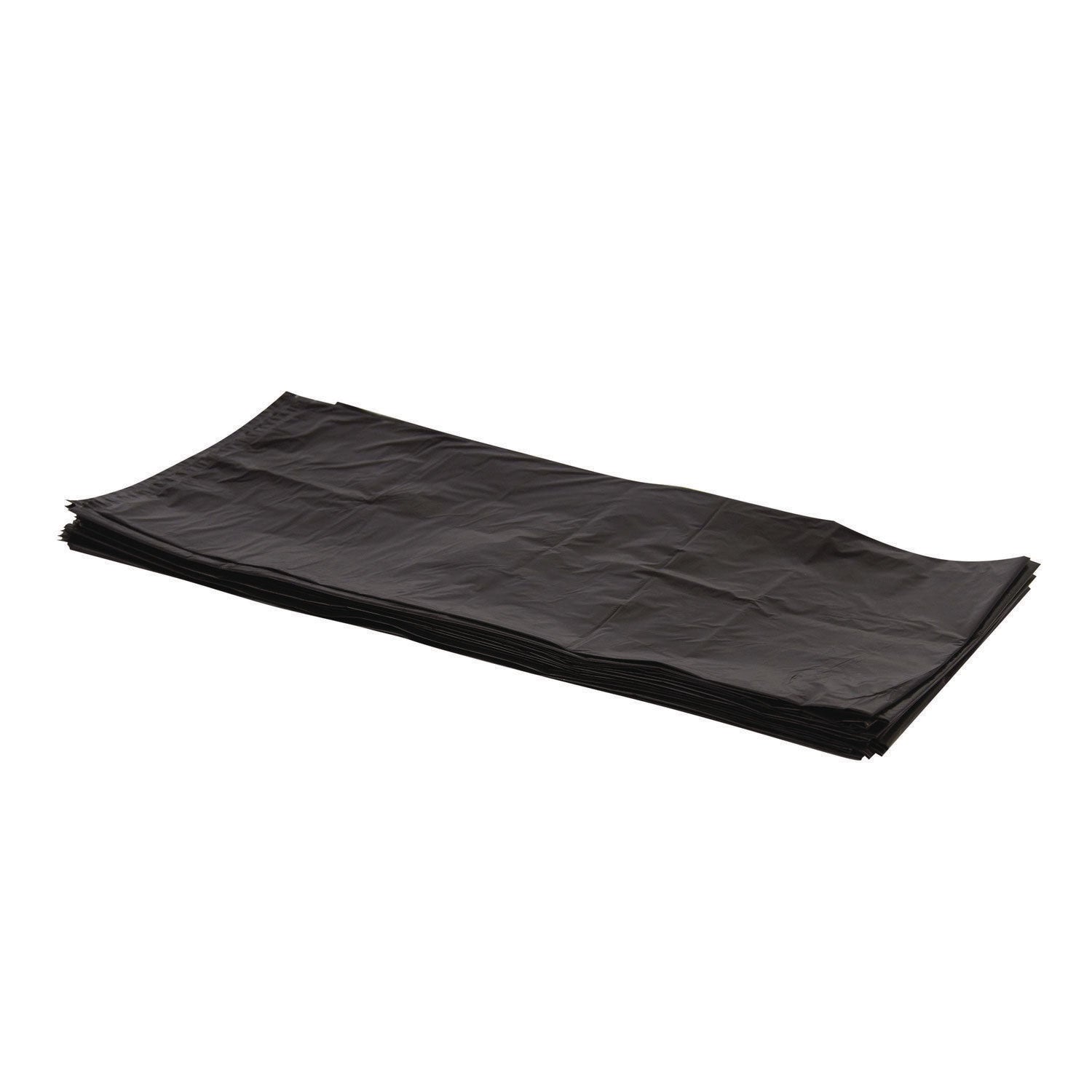 Heritage Linear Low-Density Can Liners, 16 gal, 0.9 mil, 24" x 32", Black, Flat Pack, 500/Carton
