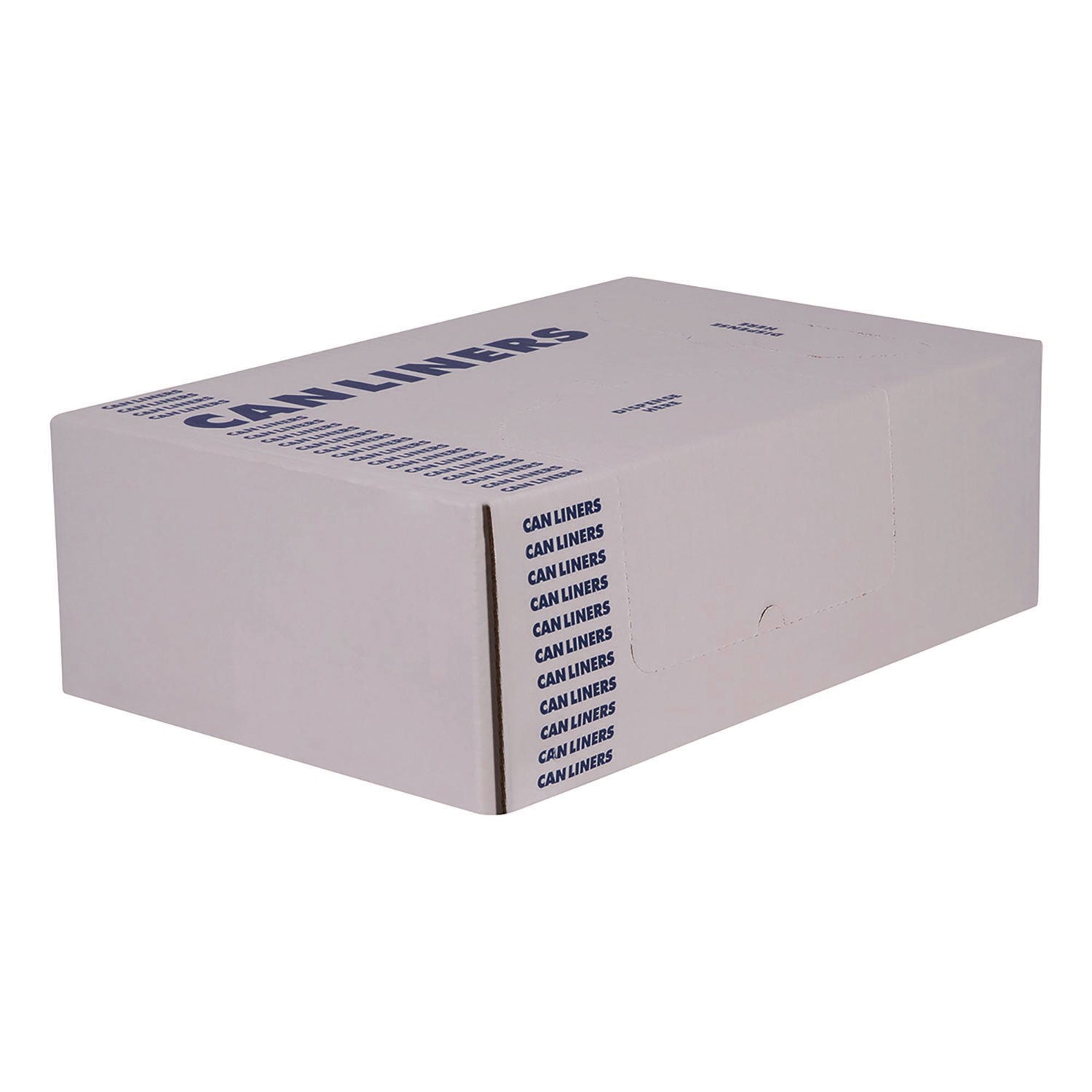 Heritage High-Density Waste Can Liners, 45 gal, 12 mic, 40" x 48", Black, Roll, 250/Carton
