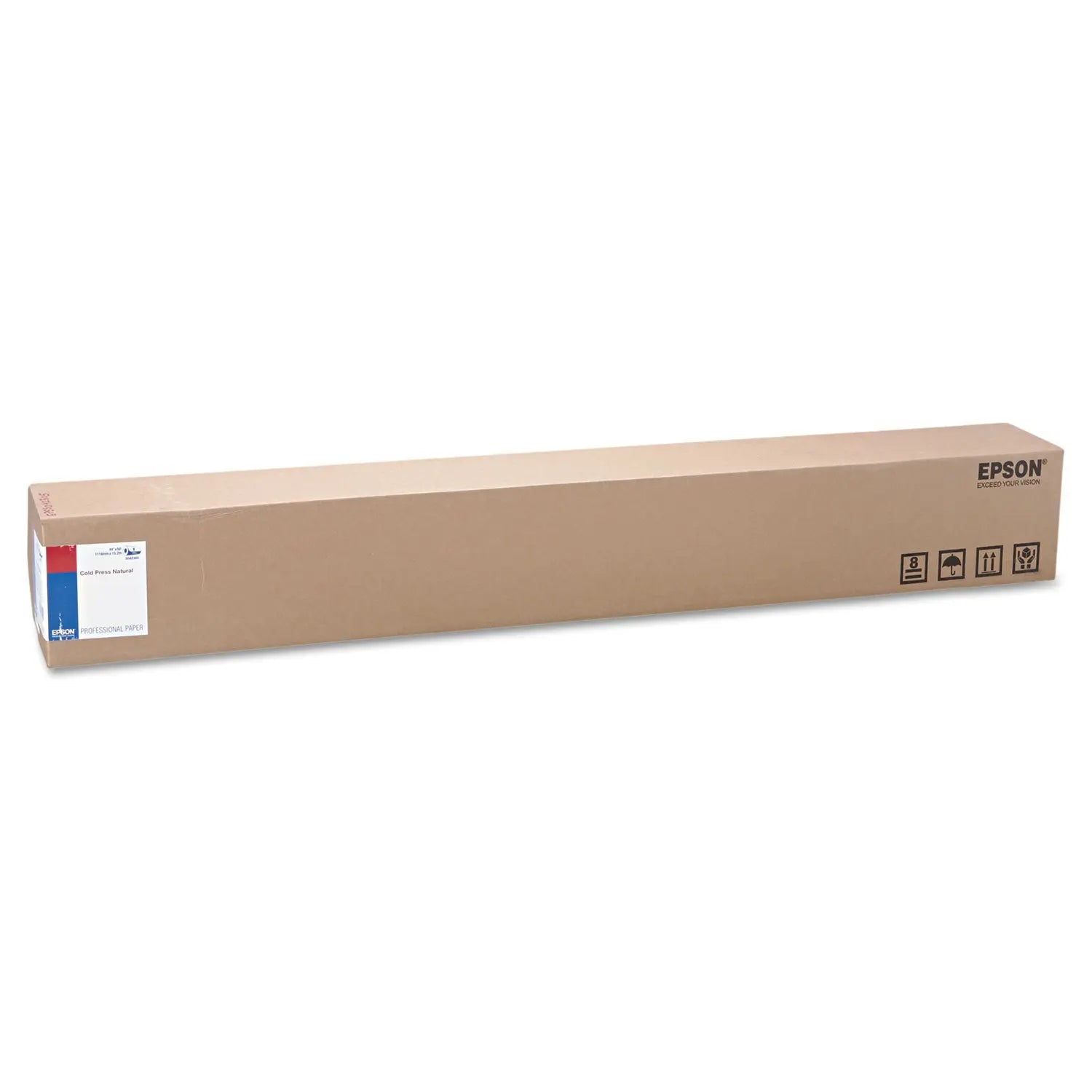 Epson® Cold Press Natural Fine Art Paper, 19 Mil, 44" X 50 Ft, Textured Matte Natural