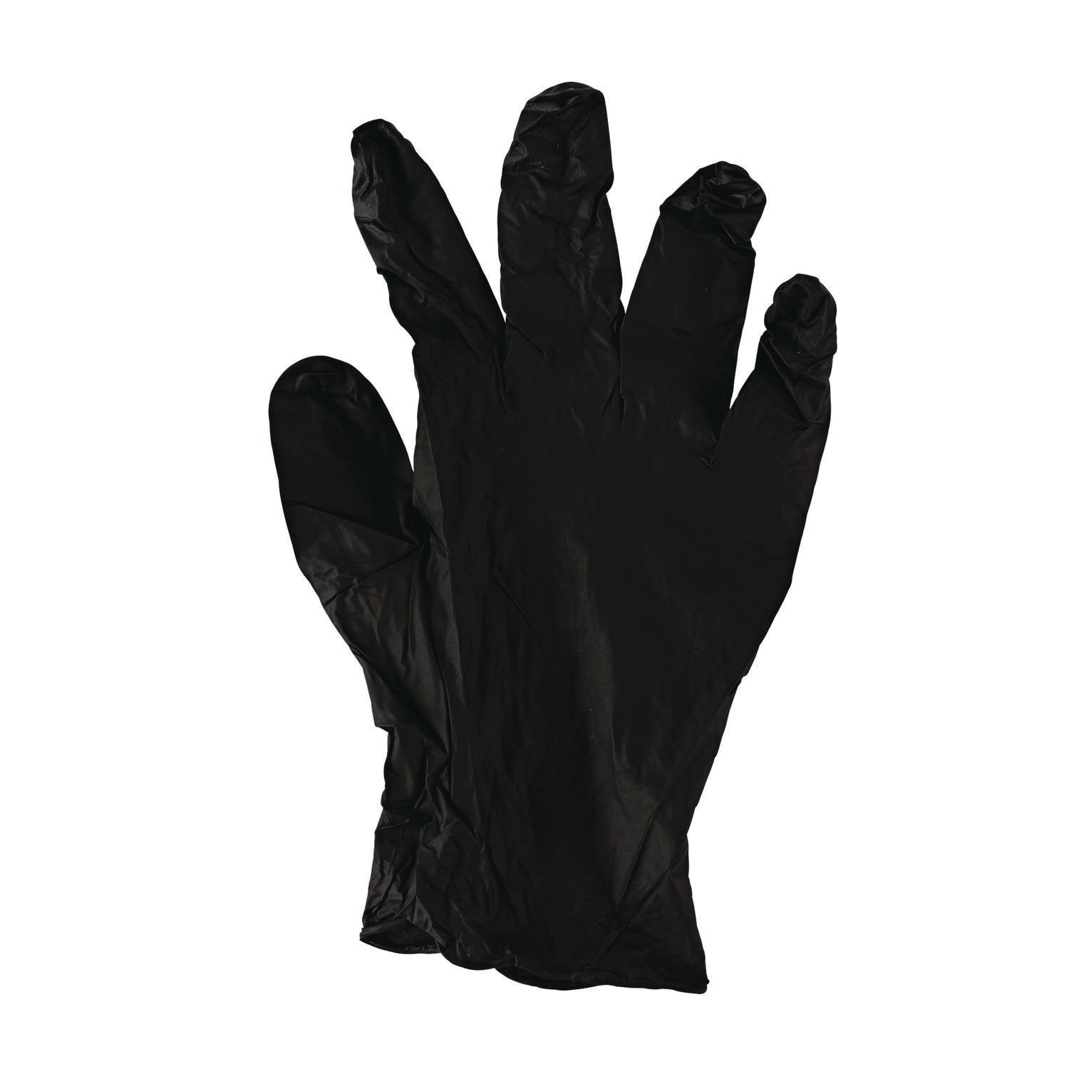 Boardwalk® Disposable General-Purpose Powder-Free Nitrile Gloves, Small, Black, 4.4 mil, 100/Box, 10 Boxes/Carton