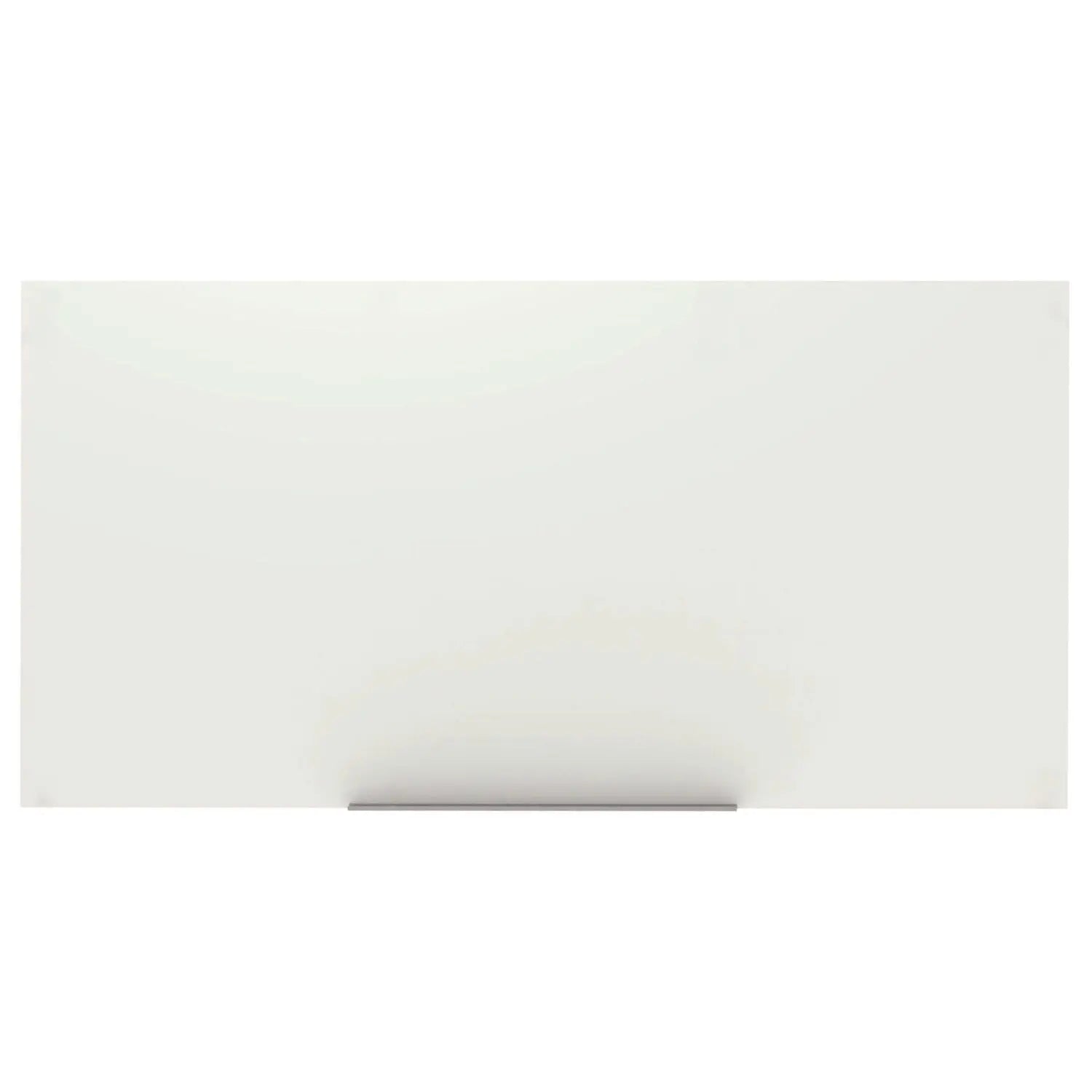 Luxor Magnetic Wall-Mounted Glass Board, 96" x 48", White Surface, Frameless