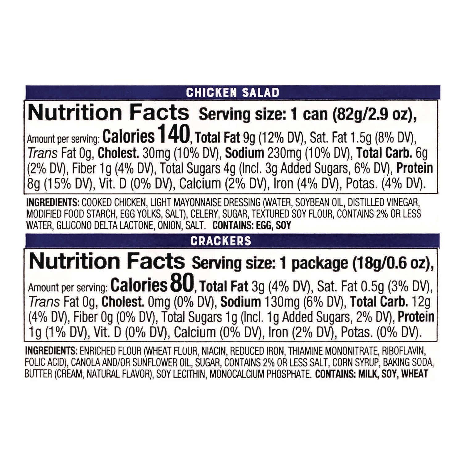 Bumble Bee® Snack on the Run Chicken Salad Kit with Crackers, 3.5 oz Box, 6/Carton - Bloom Skins
