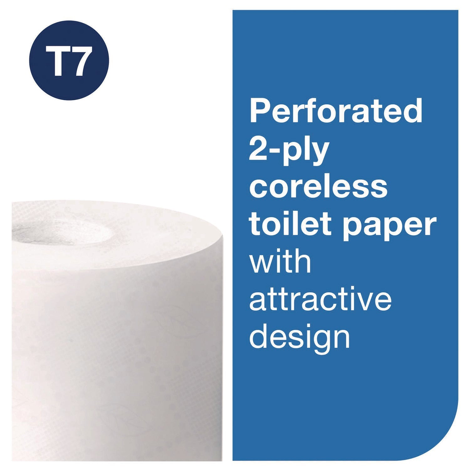 Tork® Advanced Coreless High Capacity Bath Tissue, 2-Ply, White, 1,000 Sheets/Roll, 12 Rolls/Carton