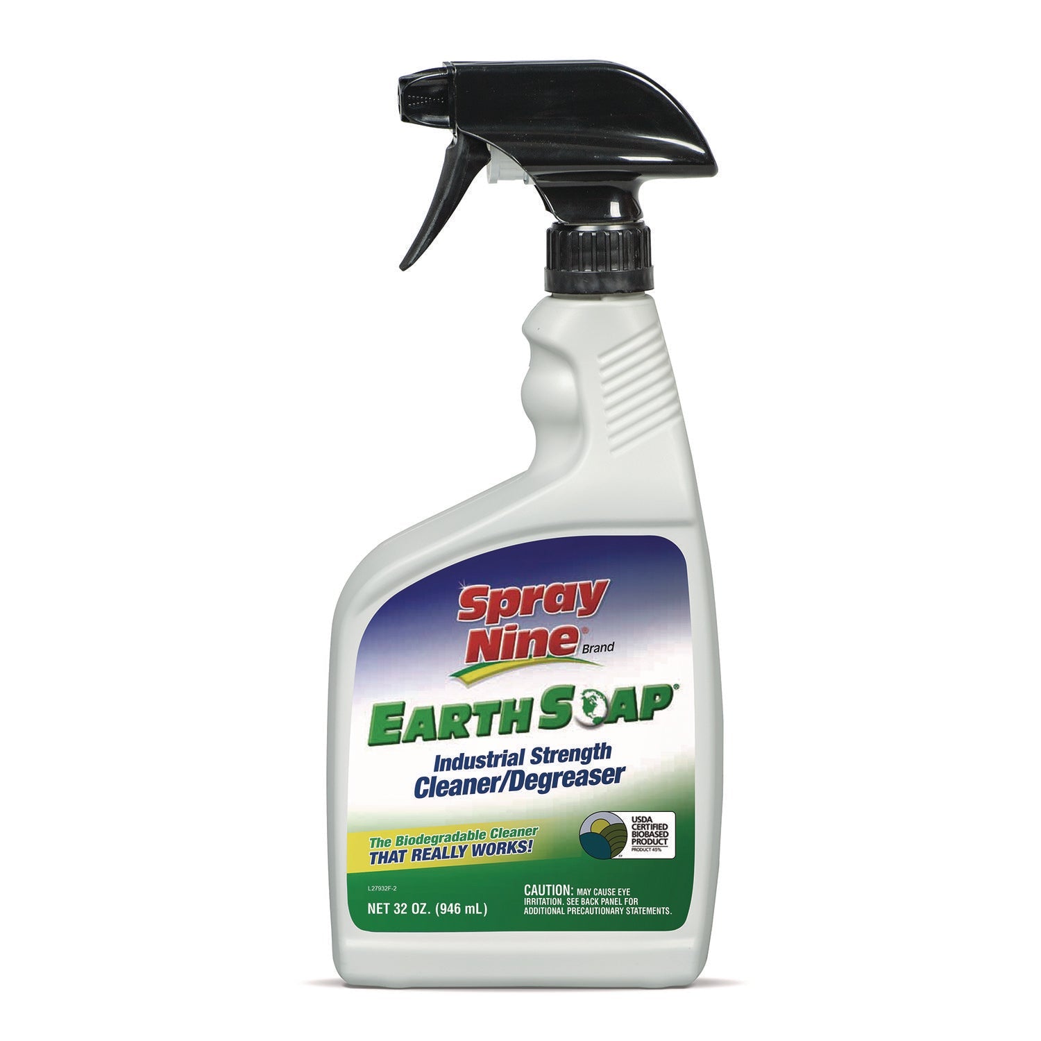 Spray Nine® Earth Soap Concentrated Cleaner/Degreaser, 1 gal Bottle, 4/Carton