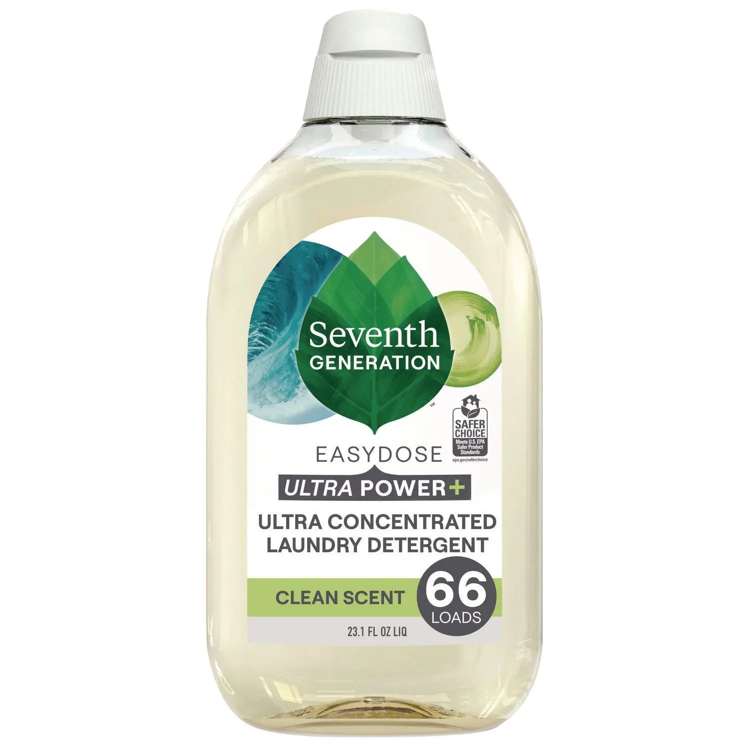 Seventh Generation® Ultra Power + Laundry Detergent, 23.1 oz Bottle, 6/Carton