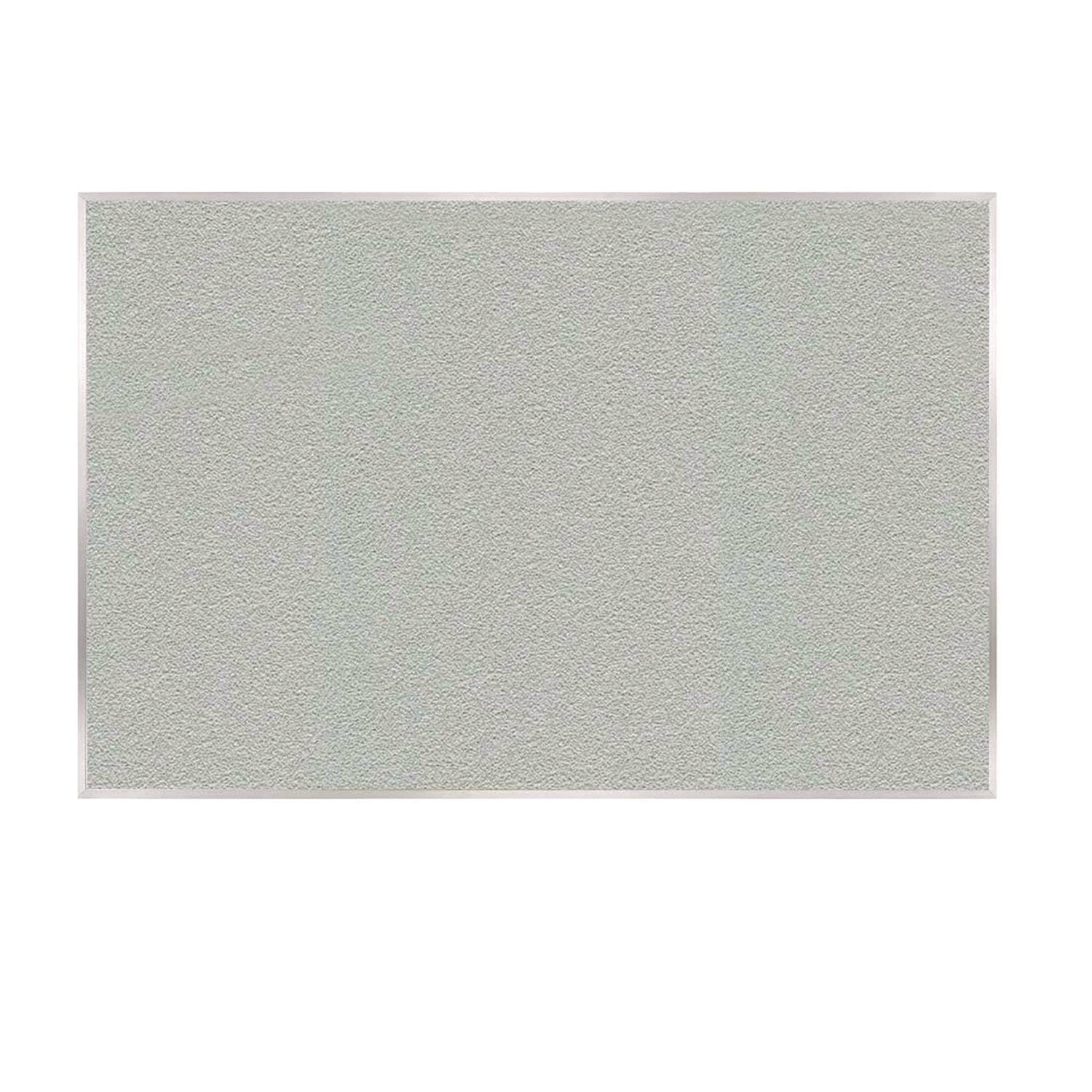 Ghent Vinyl Bulletin Board with Aluminum Frame, 87.91" x 48.5", Silver Surface, Satin Aluminum Frame