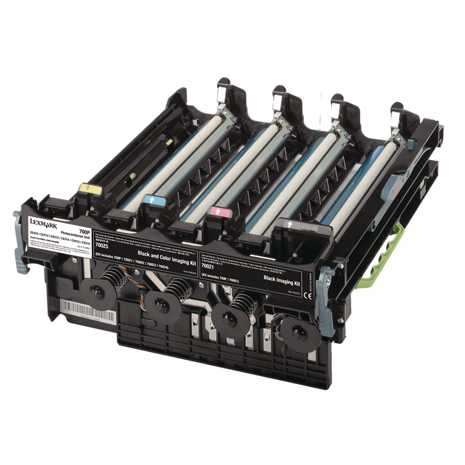Lexmark™ 70C0P00 Photoconductor Kit, 40,000 Page-Yield, Black/Cyan/Magenta/Yellow