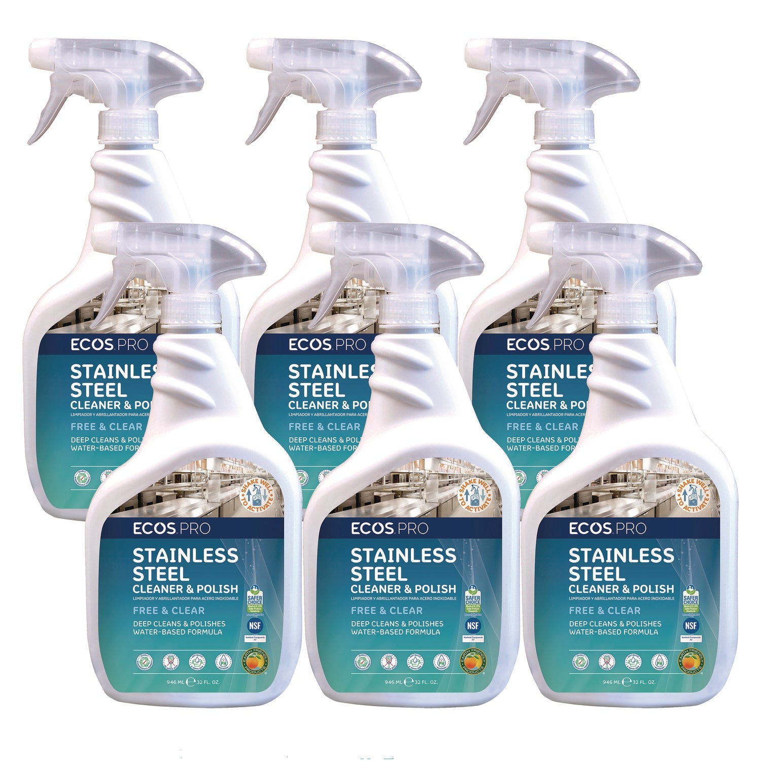 ECOS PRO Stainless Steel Cleaner and Polish