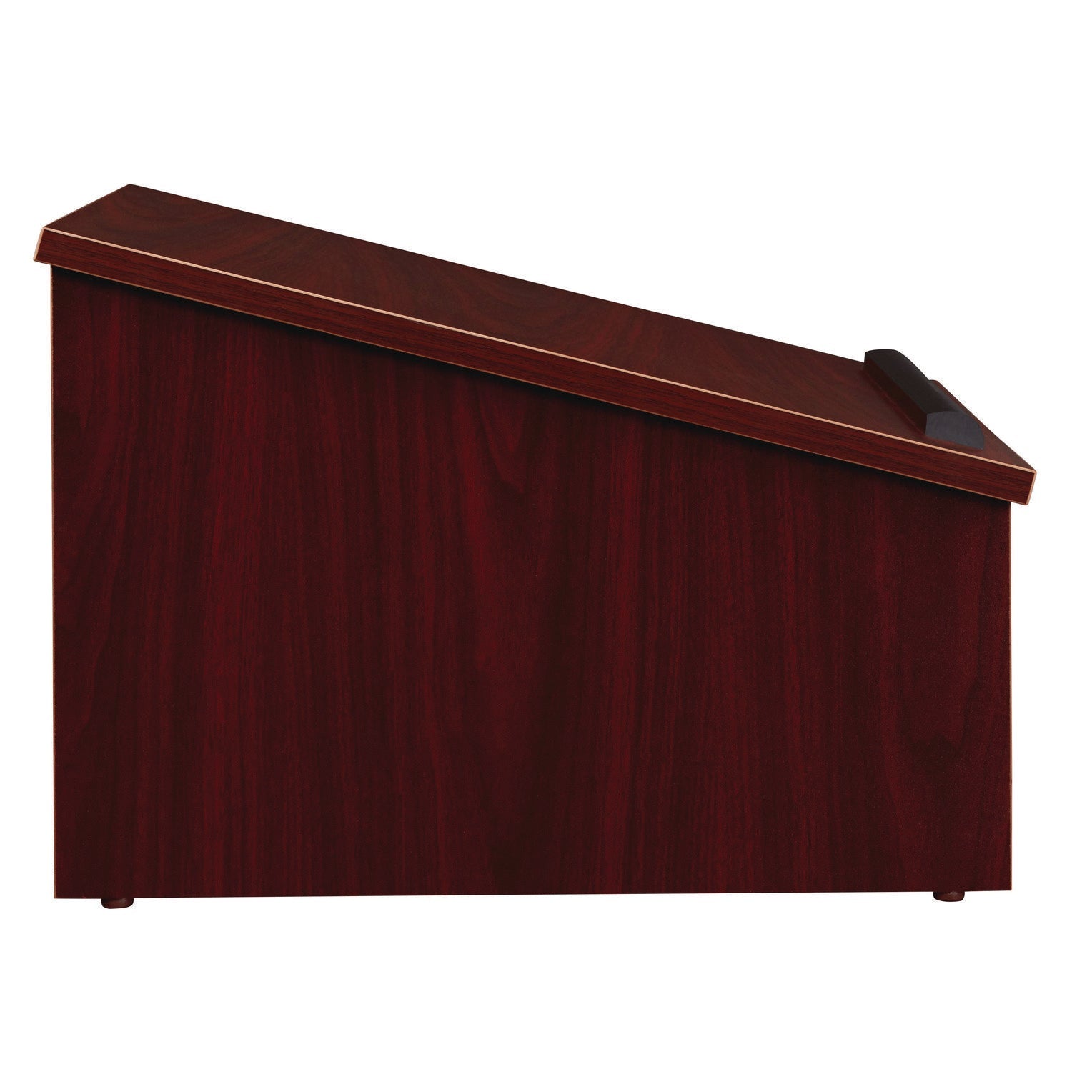 Oklahoma Sound® Tabletop Lectern, 23.75 x 19.88 x 13.75, Mahogany