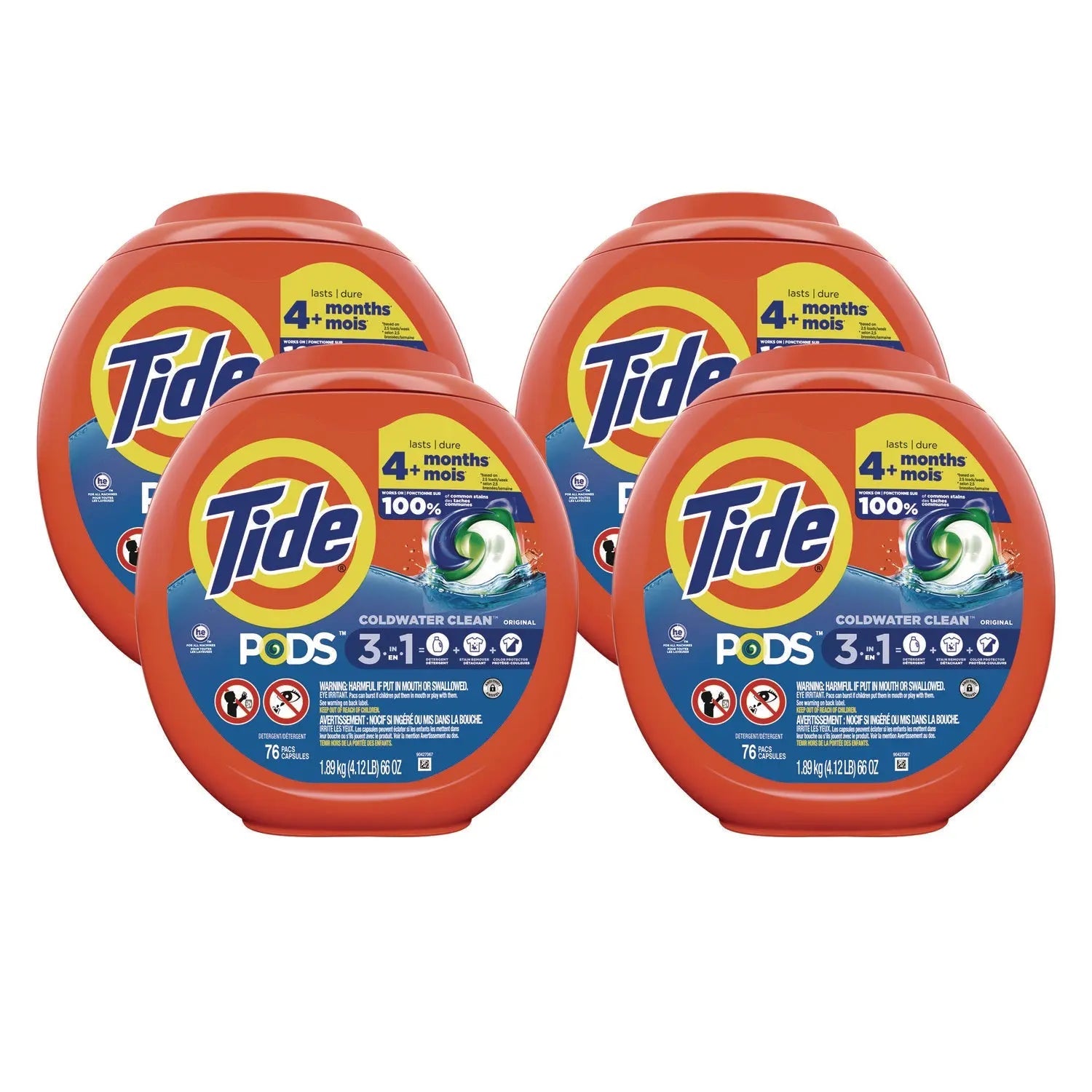 Tide® PODS Laundry Detergent, Tide Original, 76 Pods