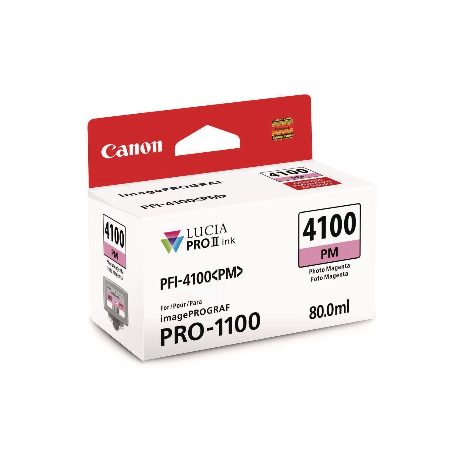 Canon® 6782C002AA (PFI-4100) High-Yield Ink, Photo Magenta