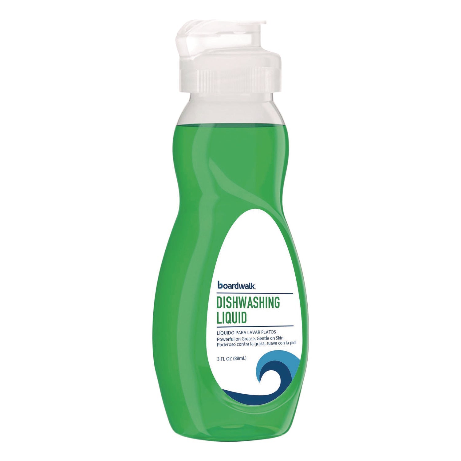 Boardwalk® Manual Dish Soap, Fresh Scent, 3 oz Bottle, 72/Carton