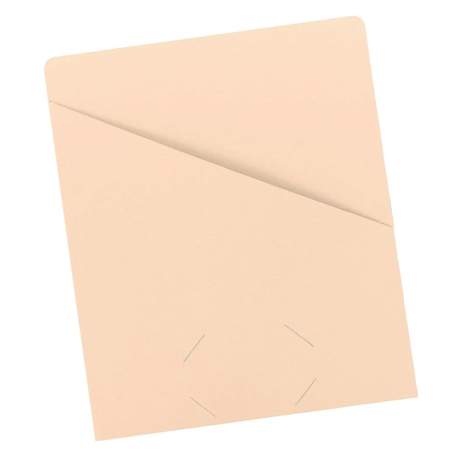 Smead Organized Up Slash Jackets, Letter Size, Manila, 25/Pack