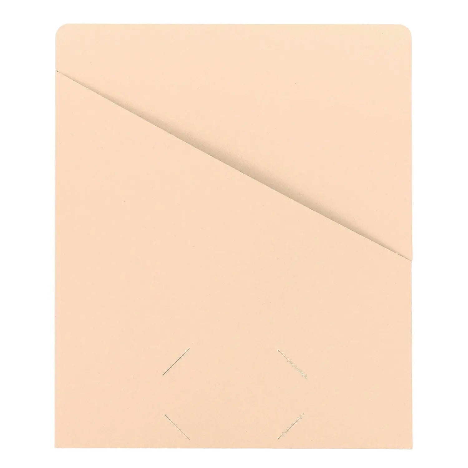 Smead Organized Up Slash Jackets, Letter Size, Manila, 25/Pack