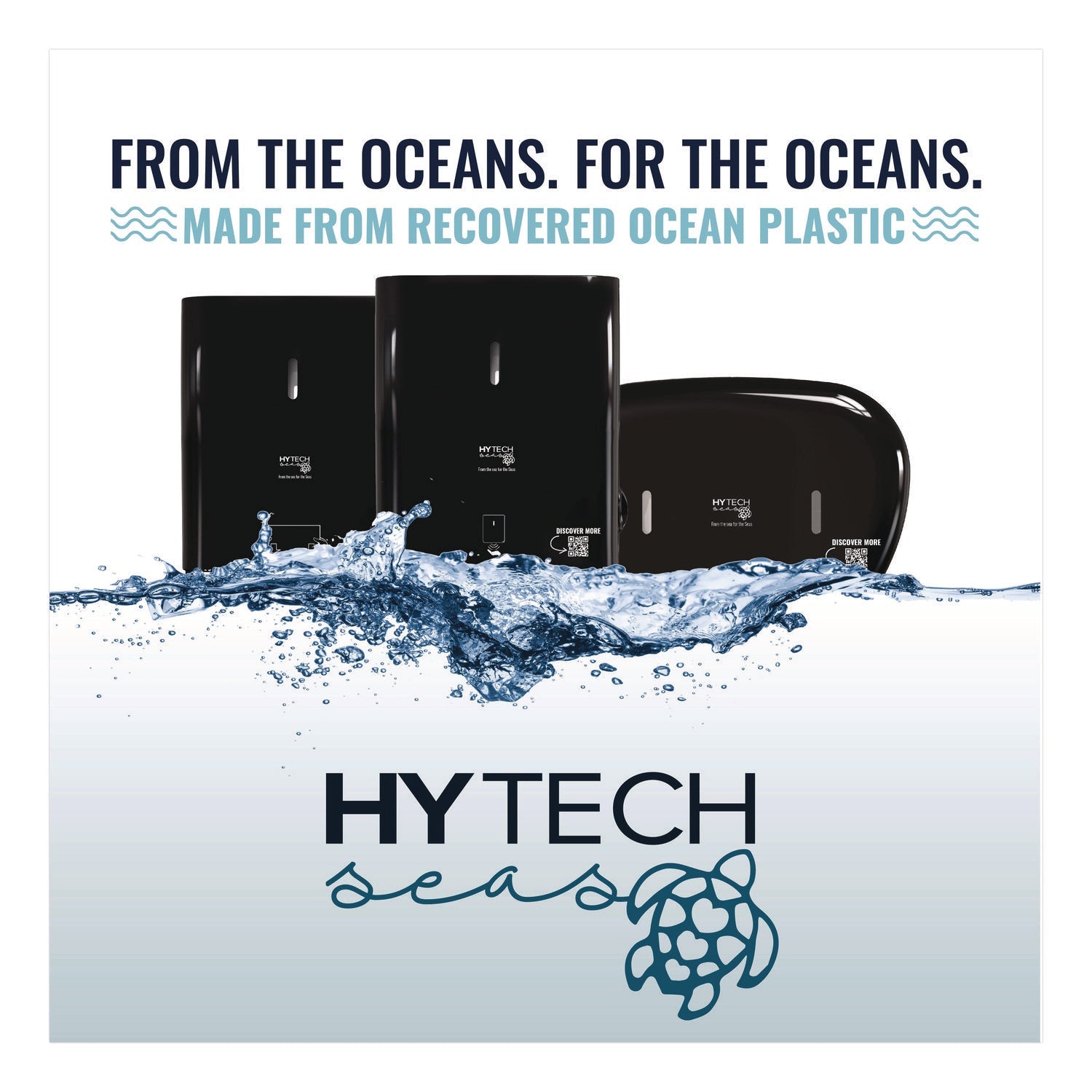 Papernet® Hy Tech Towel Dispenser, Automatic, 11.8 x 9.8 x 14.2, Black