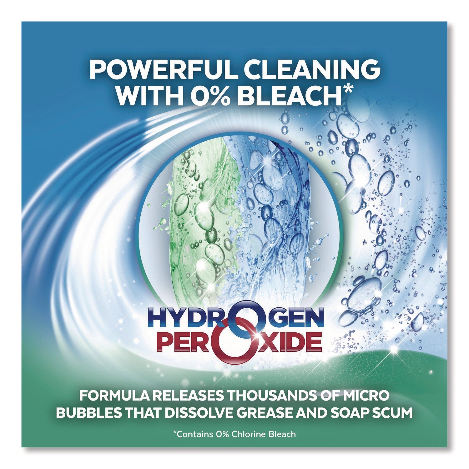 LYSOL® Brand Bathroom Cleaner with Hydrogen Peroxide, Cool Spring Breeze, 32 oz Trigger Spray Bottle, 12/Carton