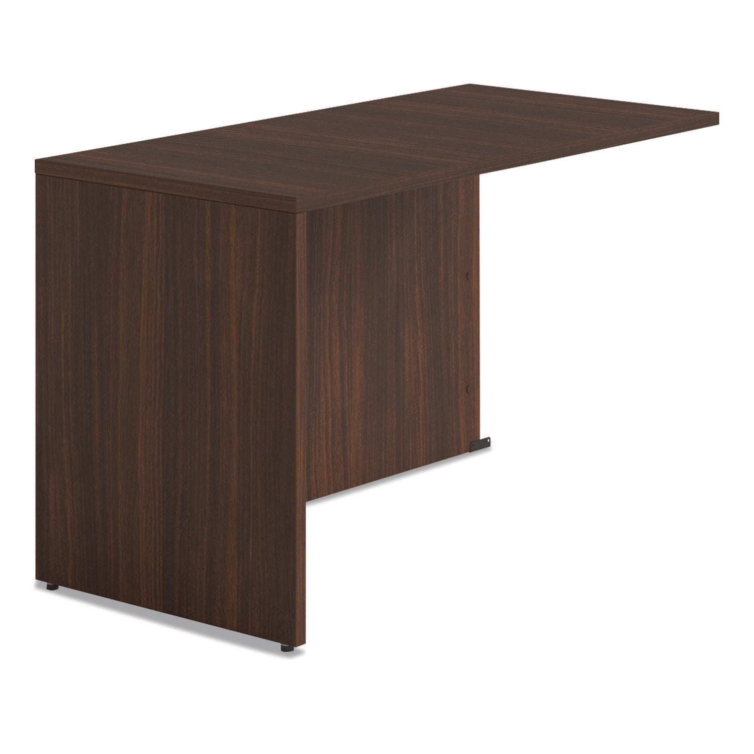 Alera® Seville Series Return Shell, Reversible, 48" x 24" x 29", Mahogany
