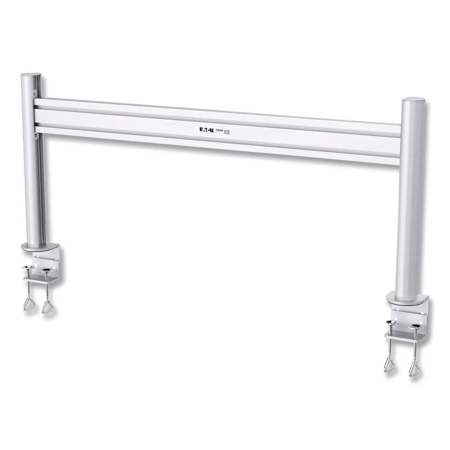 Tripp Lite by Eaton Slat Rail with Posts for Slat Wall System for 32" TVs, 8.1w x 5.7d x 5.51h, Silver, Supports 33 lb