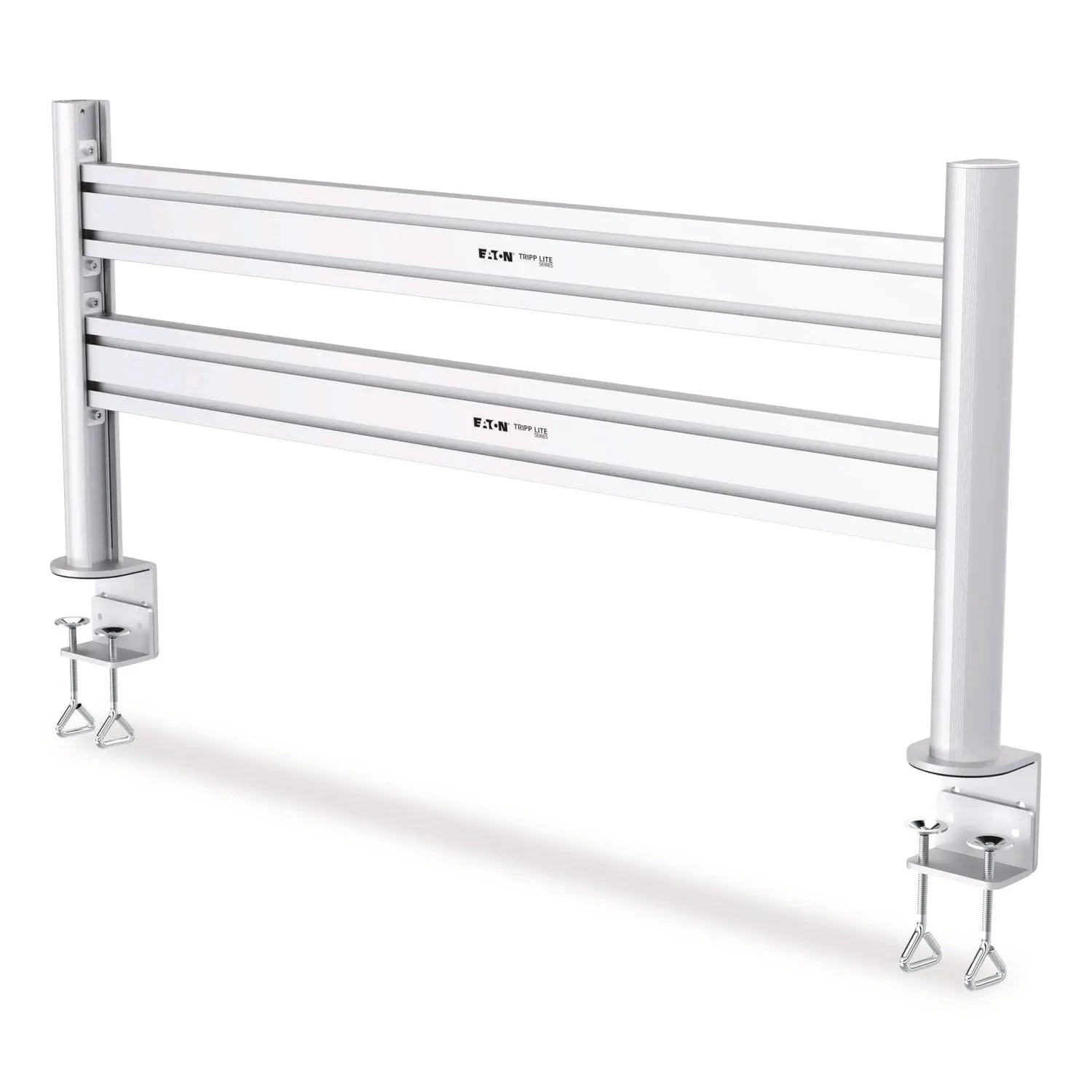 Tripp Lite by Eaton Slat Rail with Posts for Slat Wall System for 32" TVs, 8.1w x 5.7d x 5.51h, Silver, Supports 33 lb