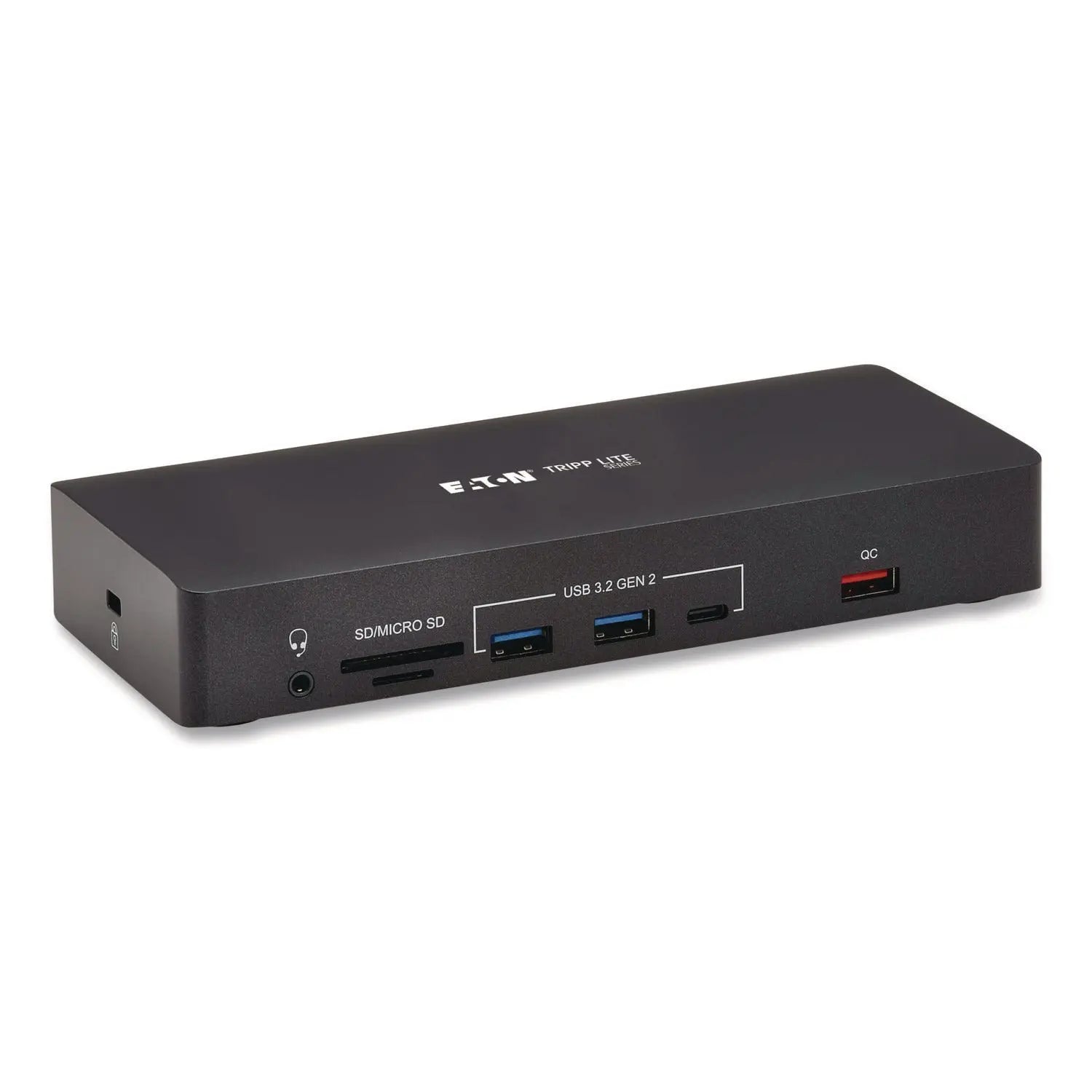 Tripp Lite by Eaton Triple Display USB-C Dock, Displayport/HDMI/RJ45/USB/VGA, Black