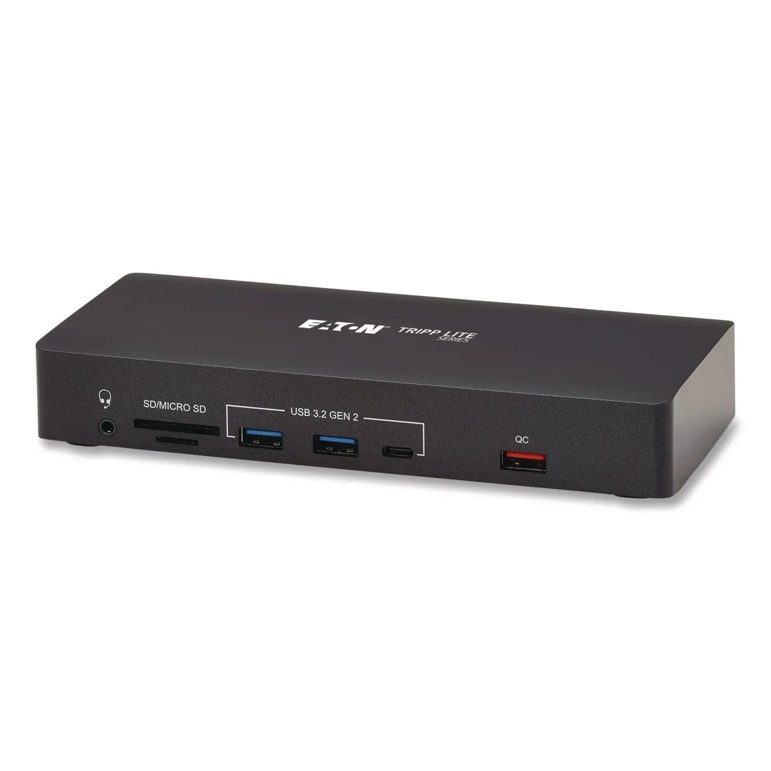 Tripp Lite by Eaton Triple Display USB-C Dock, Displayport/HDMI/RJ45/USB/VGA, Black