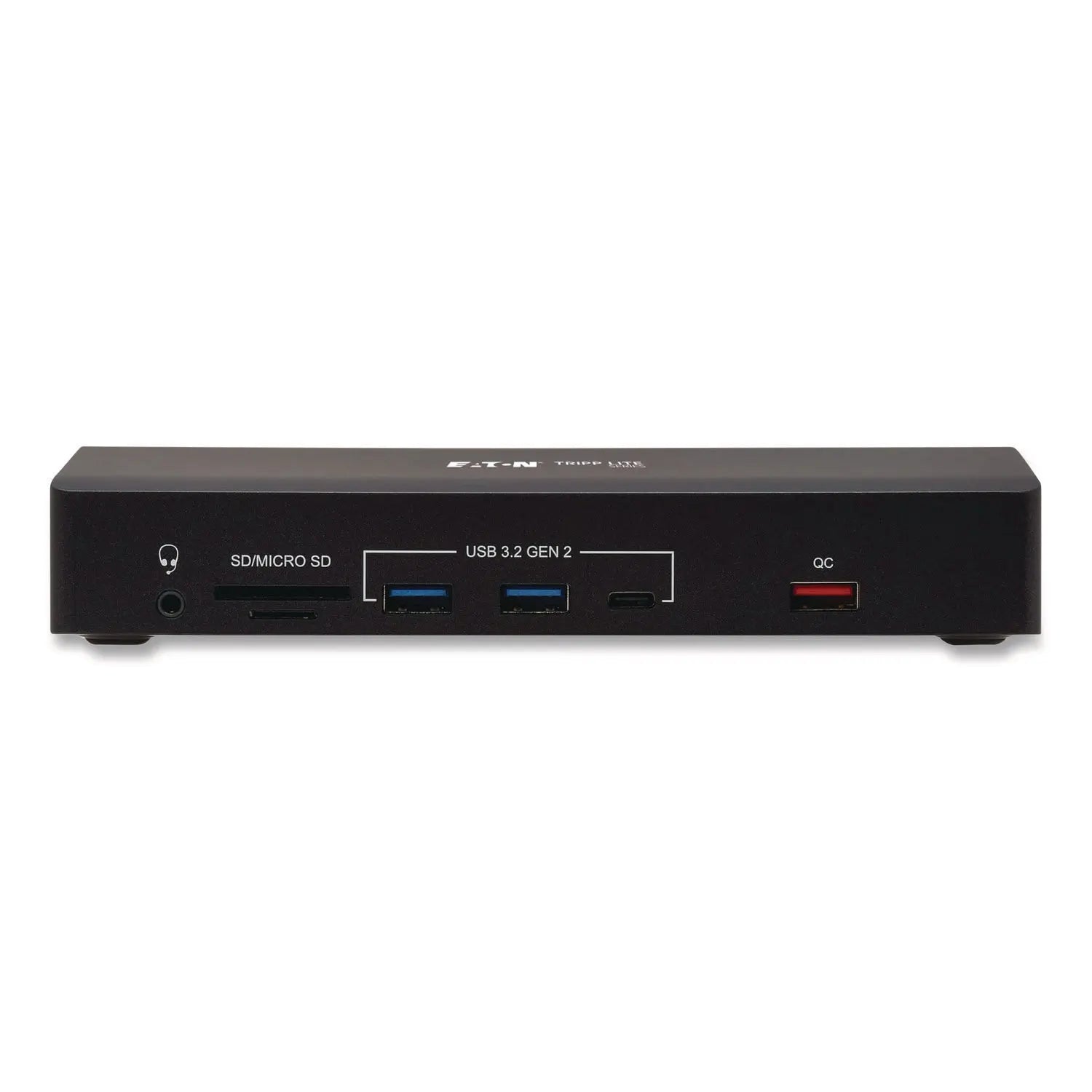 Tripp Lite by Eaton Triple Display USB-C Dock, Displayport/HDMI/RJ45/USB/VGA, Black