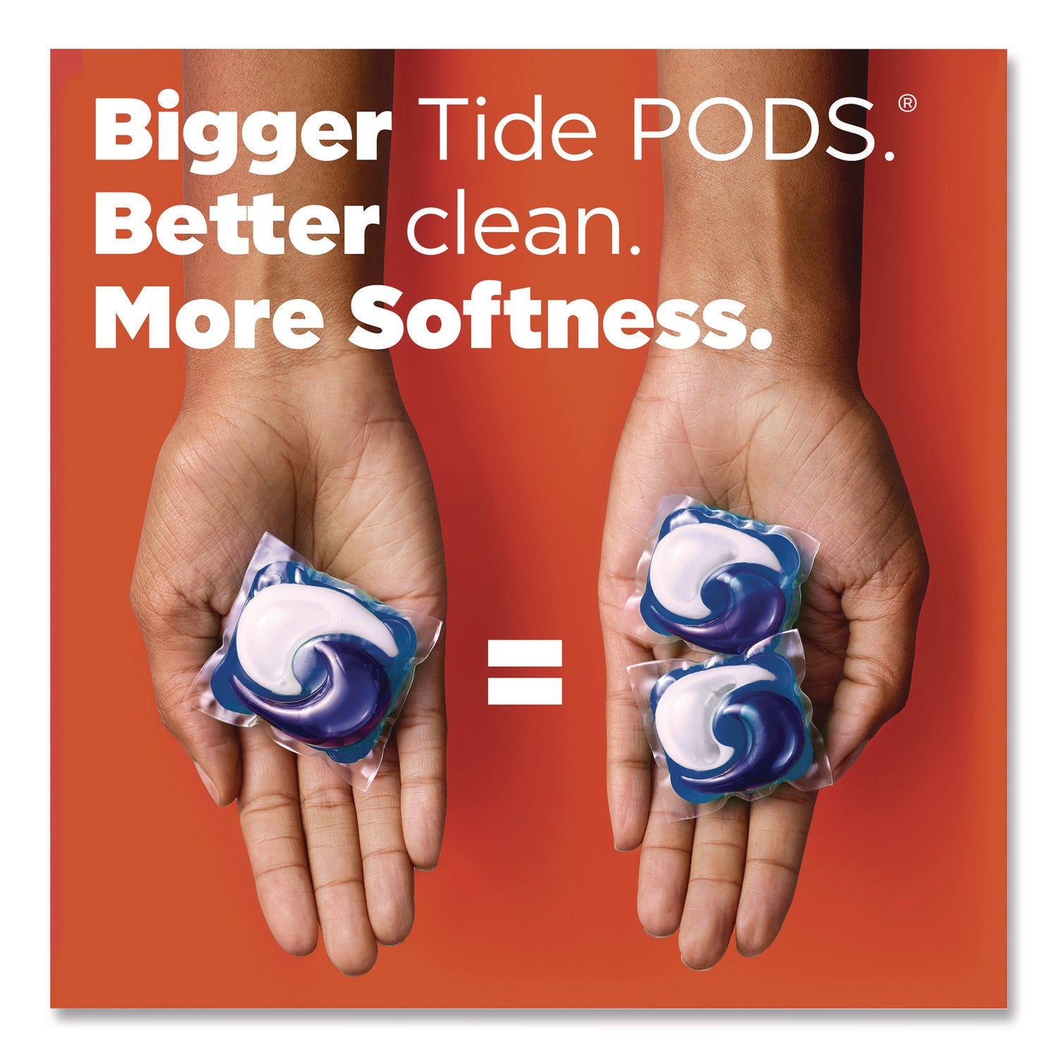 Tide® Power PODS Plus Downy Laundry Detergent, April Fresh Scent, 98 oz Tub, 63 Pods/Tub