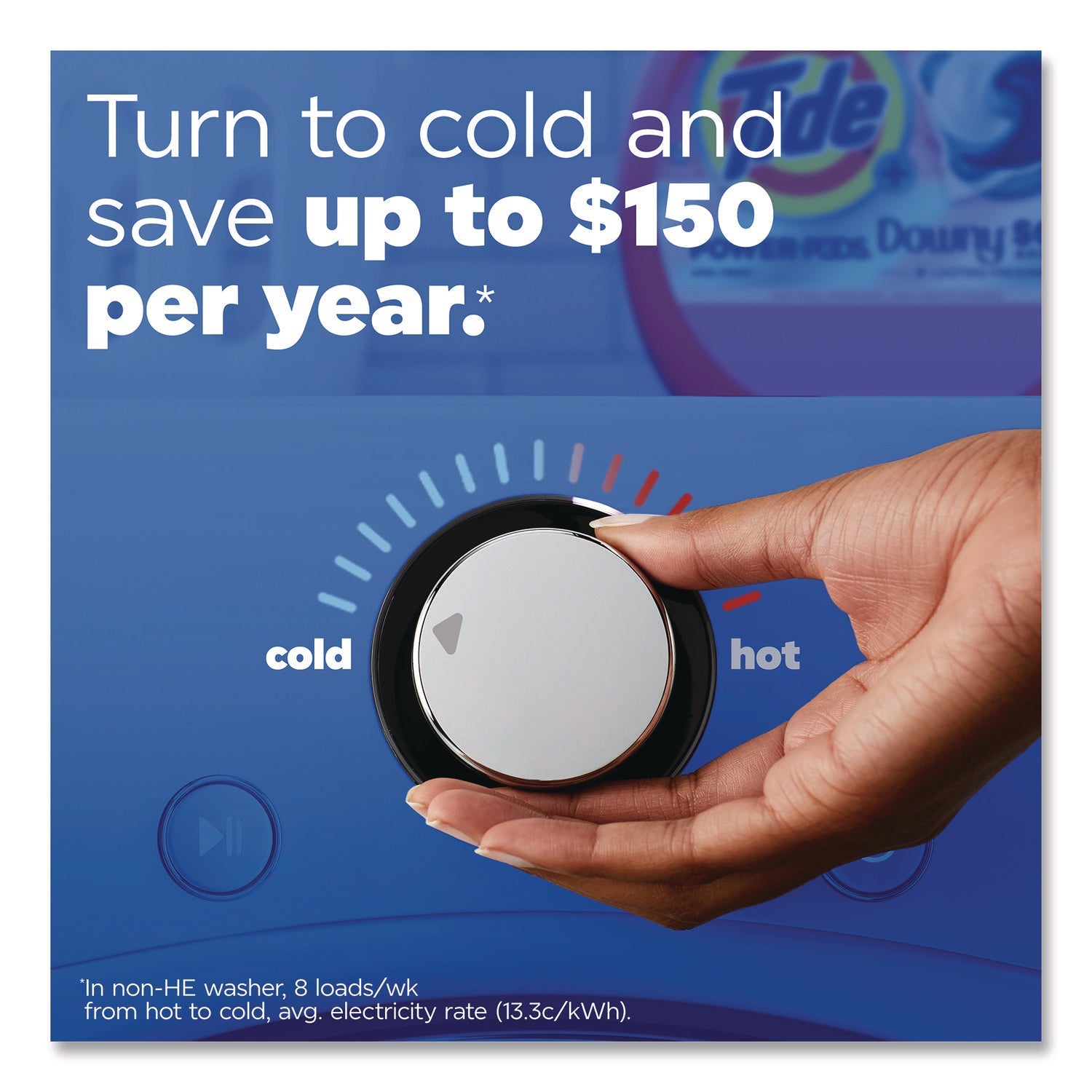 Tide® Power PODS Plus Downy Laundry Detergent, April Fresh Scent, 98 oz Tub, 63 Pods/Tub