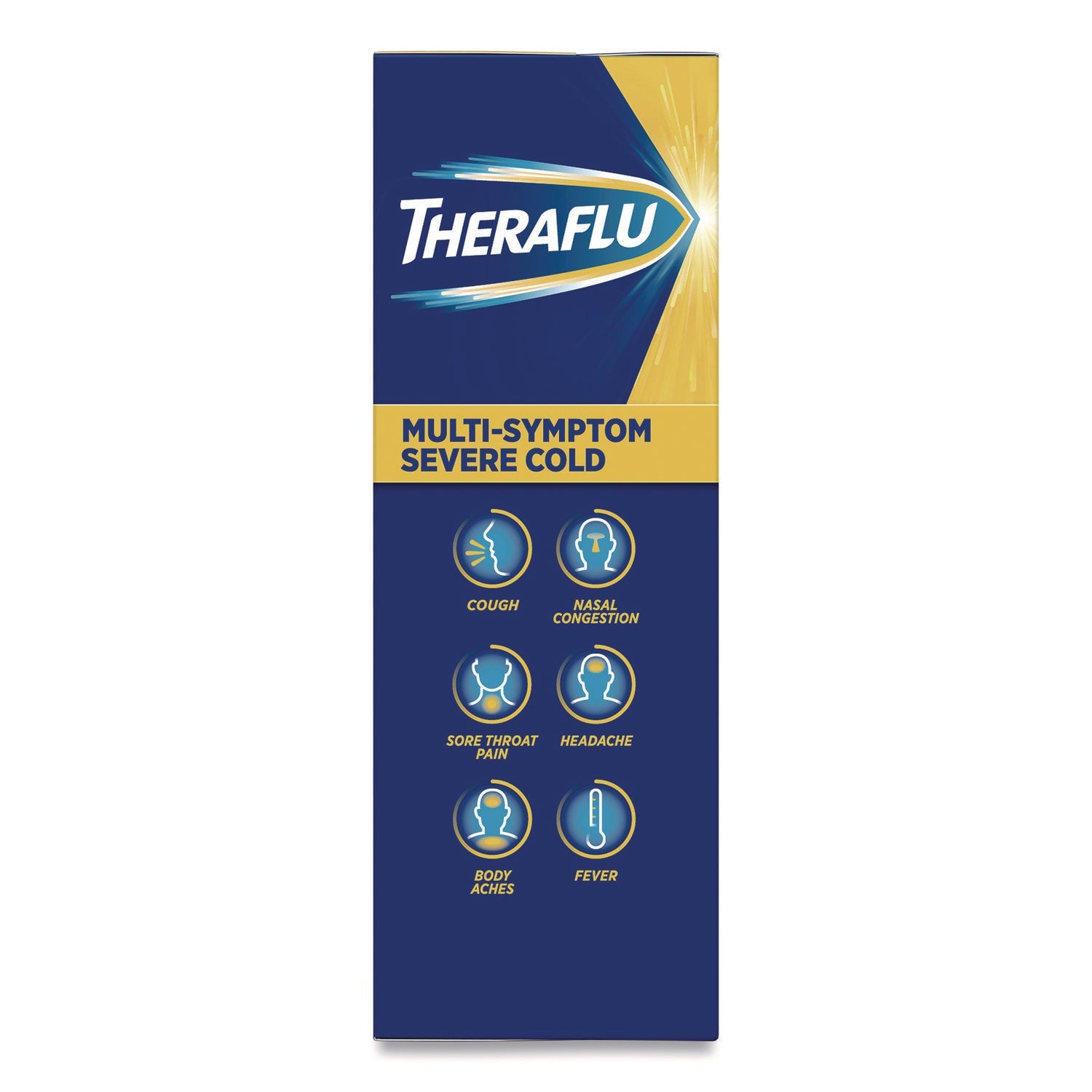 Theraflu Multi-Symptom Severe Cold Hot Liquid Powder, 6 Count