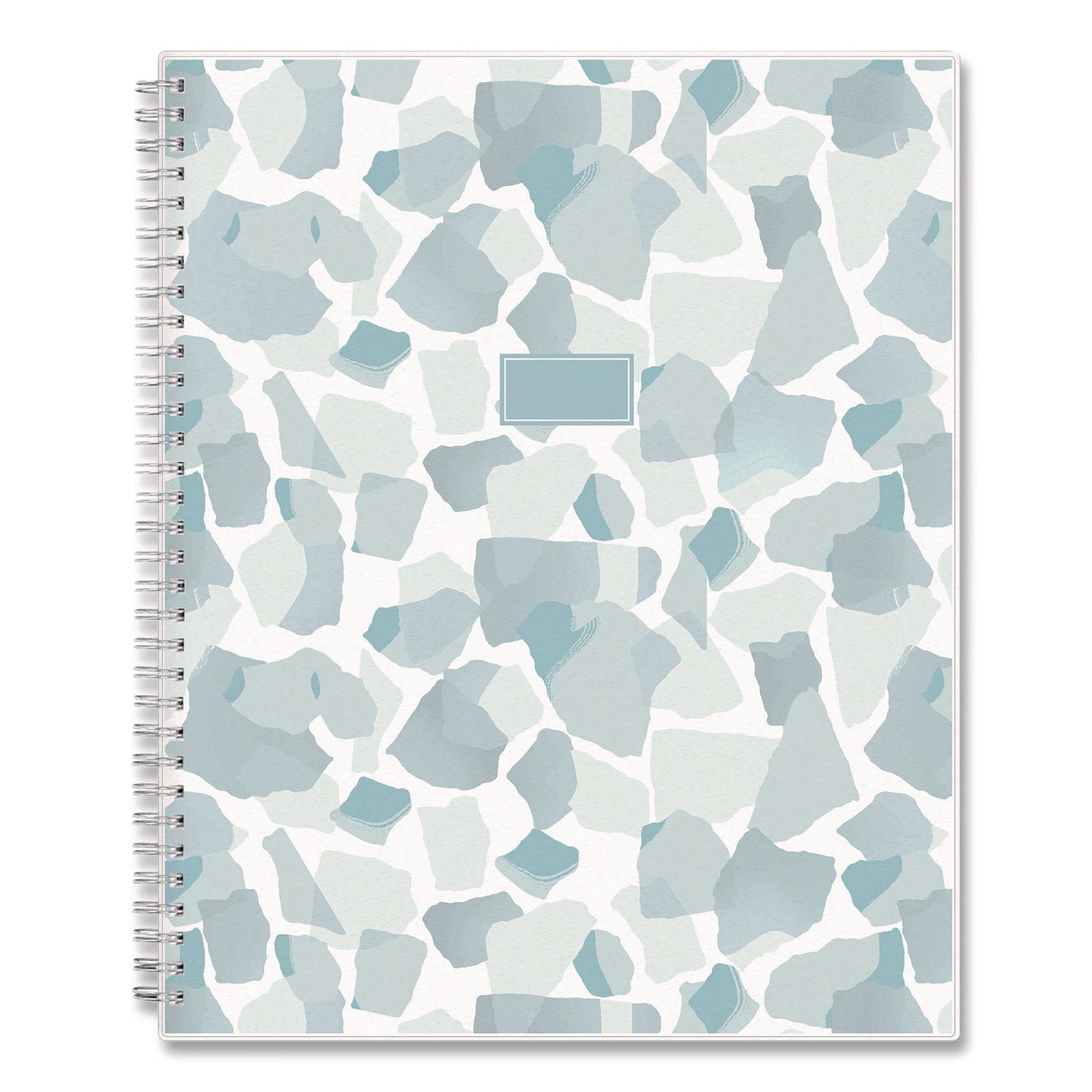 Blue Sky® Amitza Weekly/Monthly Planner, Abstract Artwork, 11 x 8.5, Blue/Gray/White Cover, 12-Month (Jan to Dec): 2025