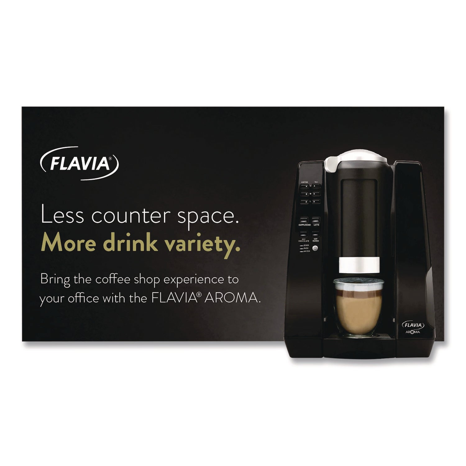 FLAVIA® Aroma Single Cup Brewer, Black
