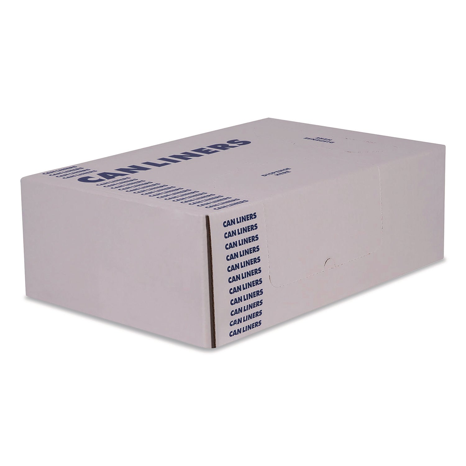 Heritage Linear Low-Density Can Liners with Dual-Dispense Box, 55 gal, 1.3 mil, 40" x 53", Clear, 100/Carton