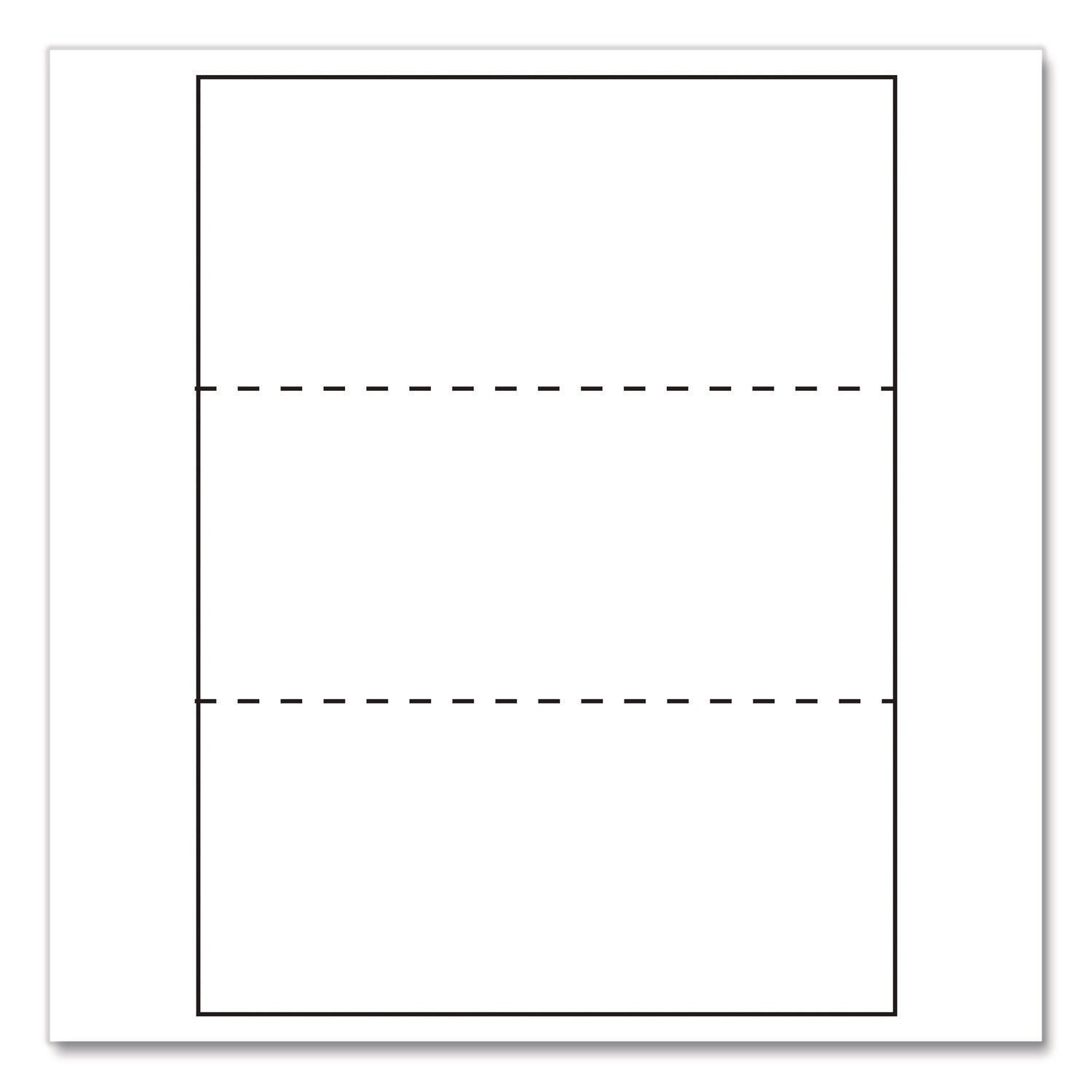 Lettermark™ Custom Cut-Sheet Copy Paper, 92 Bright, Micro-Perf Every 3.66", 20 lb Bond, 8.5 x 11, White, 500 Sheets/Ream, 5 Reams/Carton