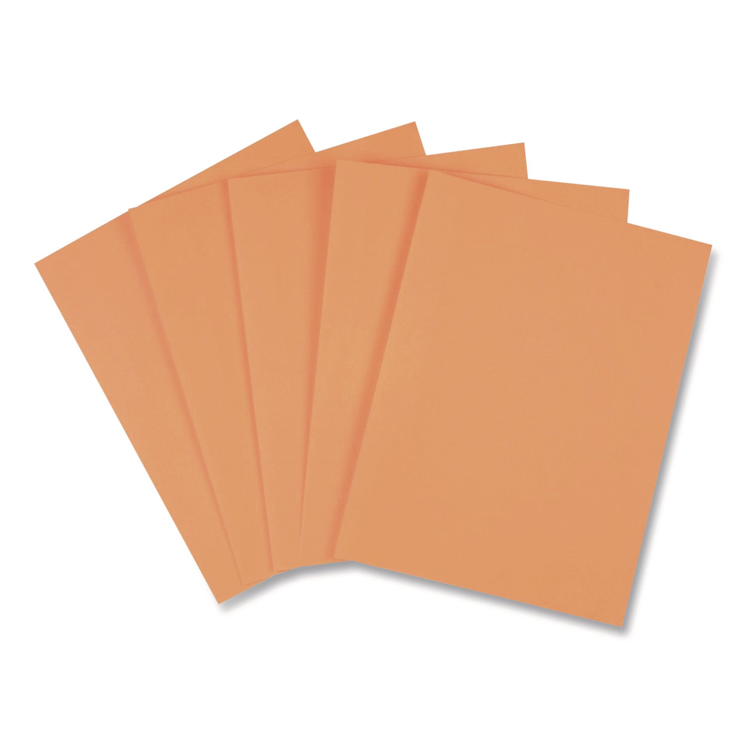 Staples® Brights Multipurpose Color Paper, 20 lb Bond Weight, 8.5 x 11, Orange, 500 Sheets/Ream, 5 Reams/Carton