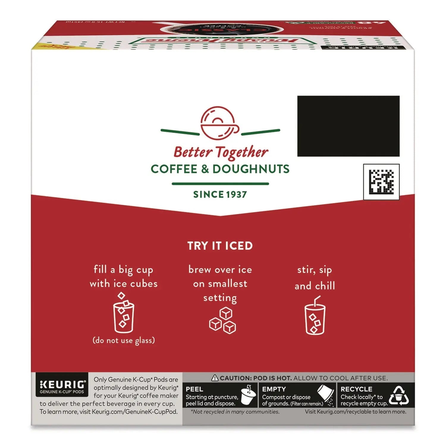 Krispy Kreme Doughnuts® Classic Coffee K-Cups, Medium Roast, 0.33 oz, 48/Box