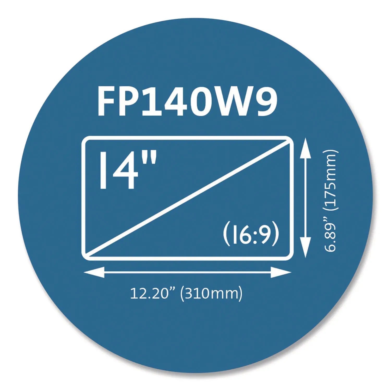 Kensington® Laptop Privacy Screen for 14" Monitors, 16:9 Aspect Ratio