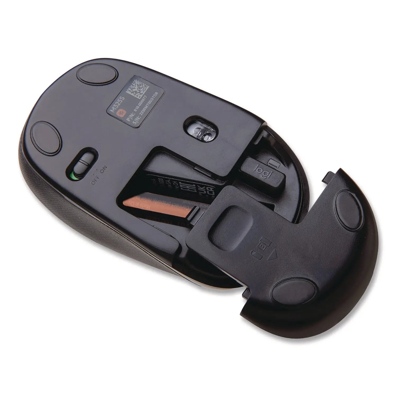 Logitech® M325S Wireless Mouse, 2.4 GHz Frequency, 32.8 ft Wireless Range, Left/Right Hand Use, Brilliant Rose