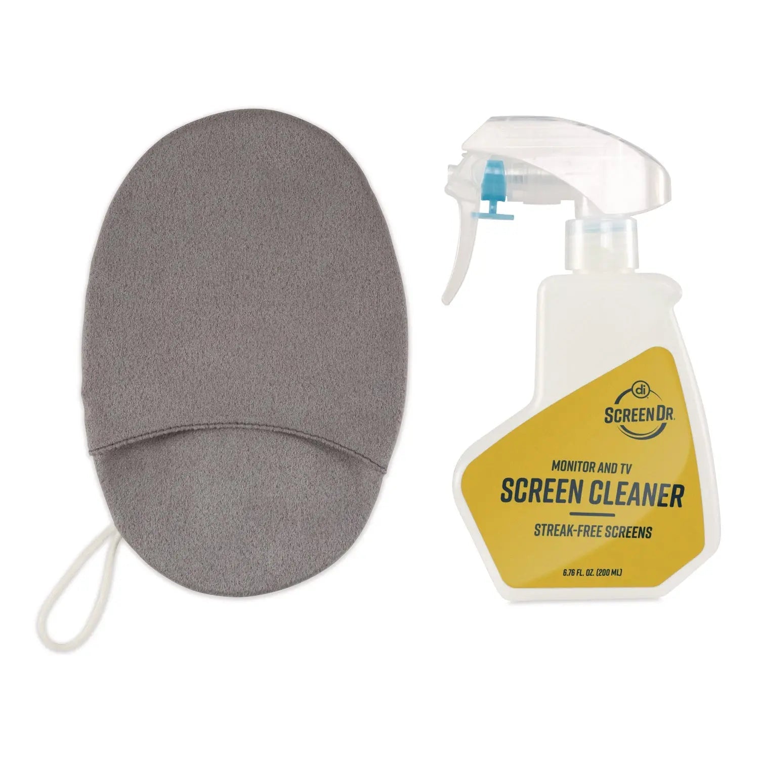 Digital Innovations Screen Dr Monitor and TV Screen Cleaning Kit, 6.76 oz Spray Bottle with Microfiber Mitt