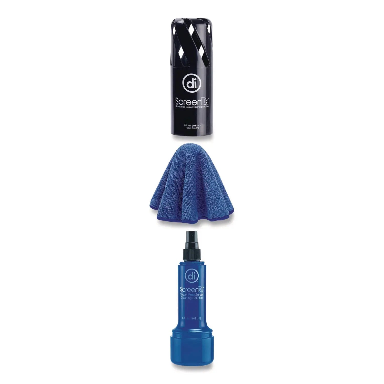 Digital Innovations Screen Dr Professional Screen Cleaning Kit, 5 oz Spray Bottle with Microfiber Cloth