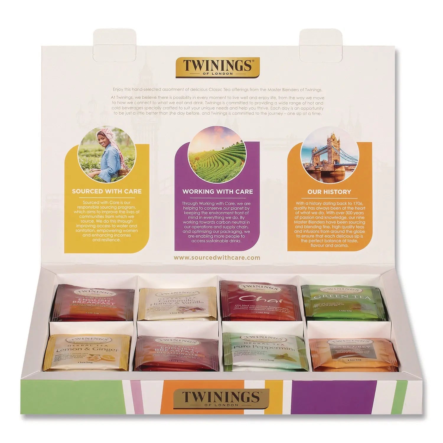 TWININGS® Classics Collection Assorted Tea Bags, 48/Box