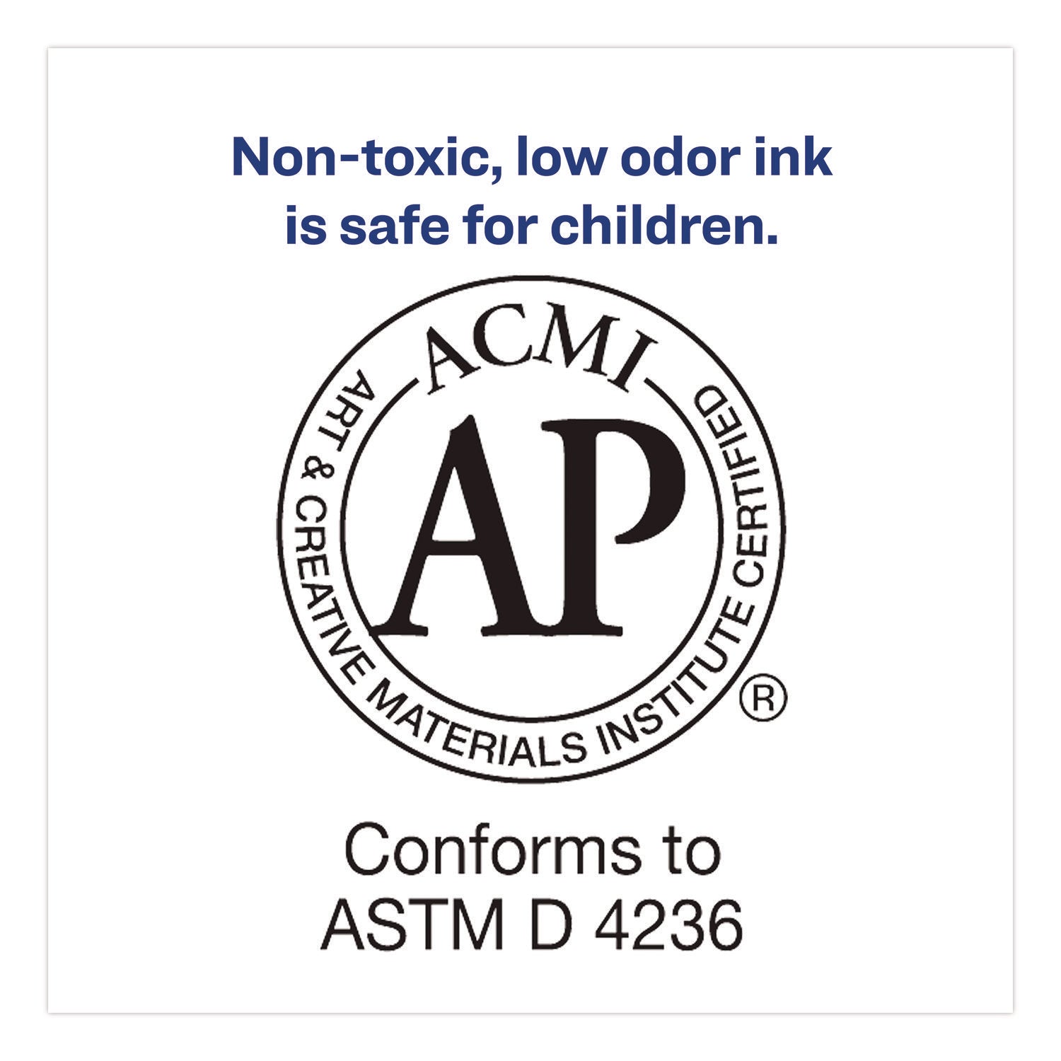 Avery® MARKS A LOT Large Desk-Style Permanent Marker with Metal Pocket Clip, Broad Bullet Tip, Black