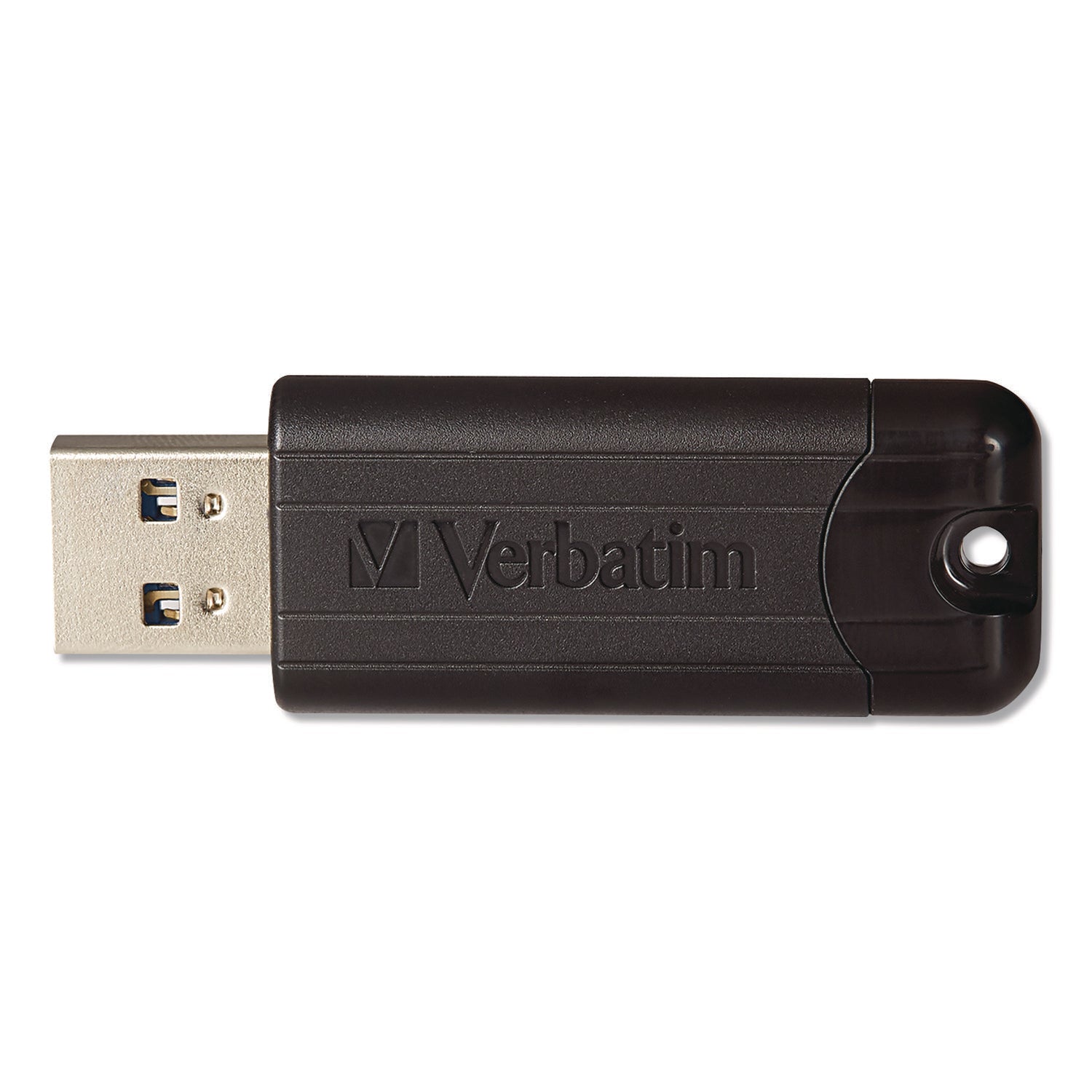 Verbatim® Pinstripe USB 3.2 Flash Drive, 32 GB, Black 10/Pack