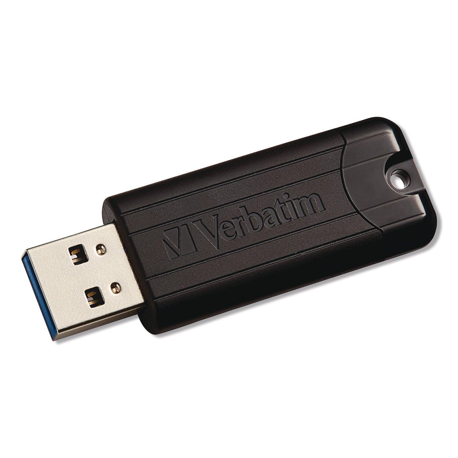 Verbatim® Pinstripe USB 3.2 Flash Drive, 32 GB, Black 10/Pack