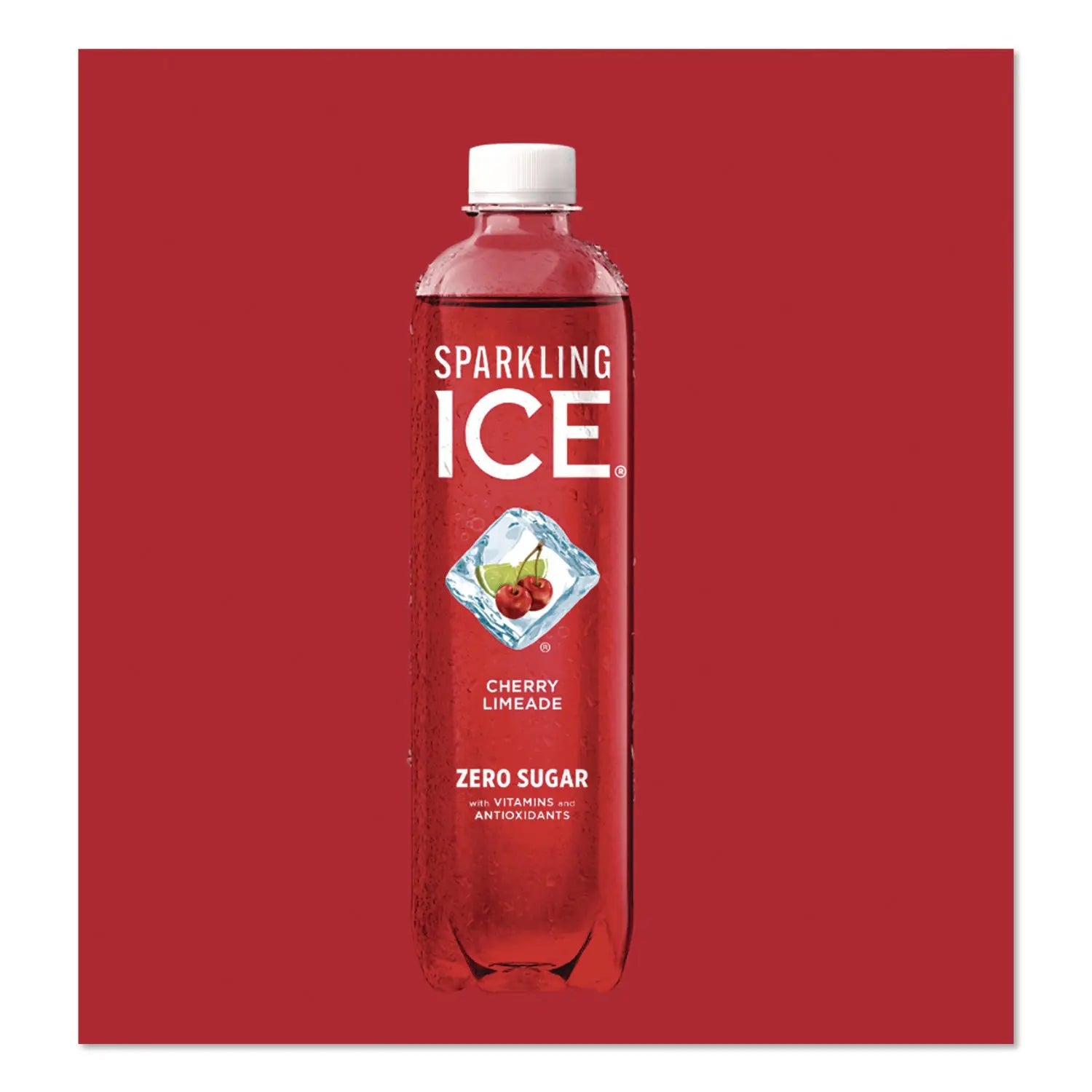 Sparkling ICE® Variety Pack Sparkling Water, Cherry Limeade/Black Raspberry/Orange Mango/Kiwi Strawberry, 17 oz Bottle, 12/Pack