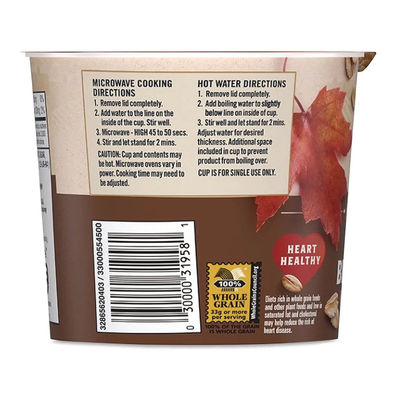 Quaker® Instant Oatmeal, Maple Brown Sugar, 1.69 oz Packet, 24/Carton
