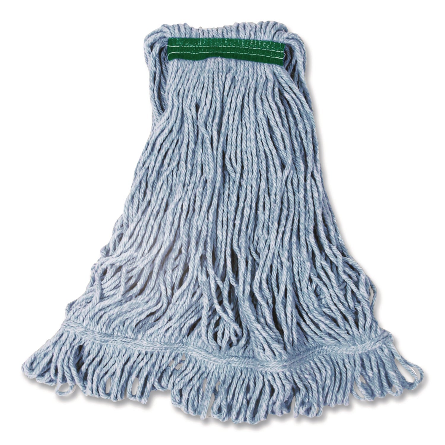 Rubbermaid® Commercial Super Stitch Blend Mop, Cotton/Synthetic, Blue