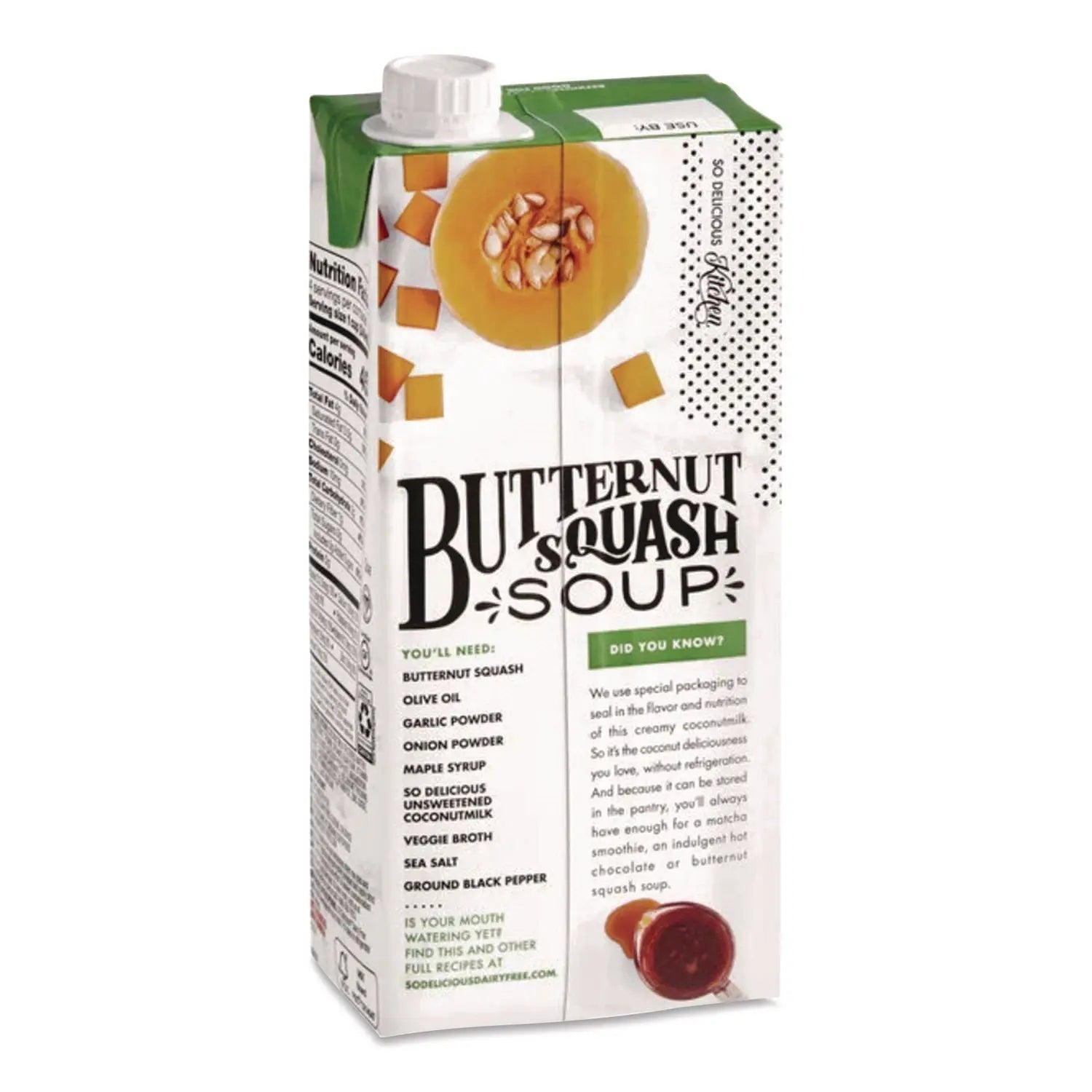 SO Delicious® Coconut Milk, Unsweetened, 32 oz Aseptic Box